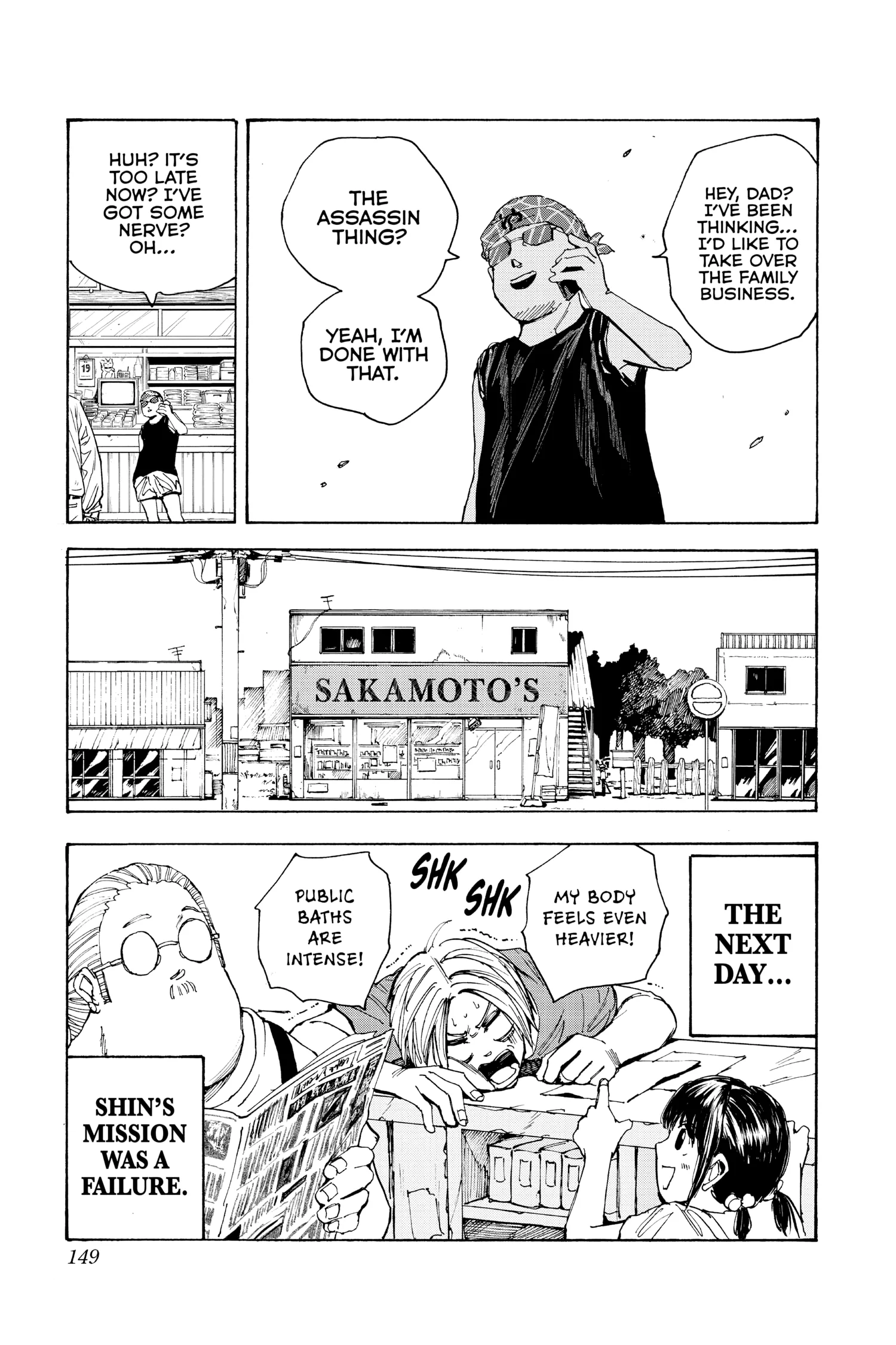 Sakamoto Days Manga Online, chapter Vol 4, page 141