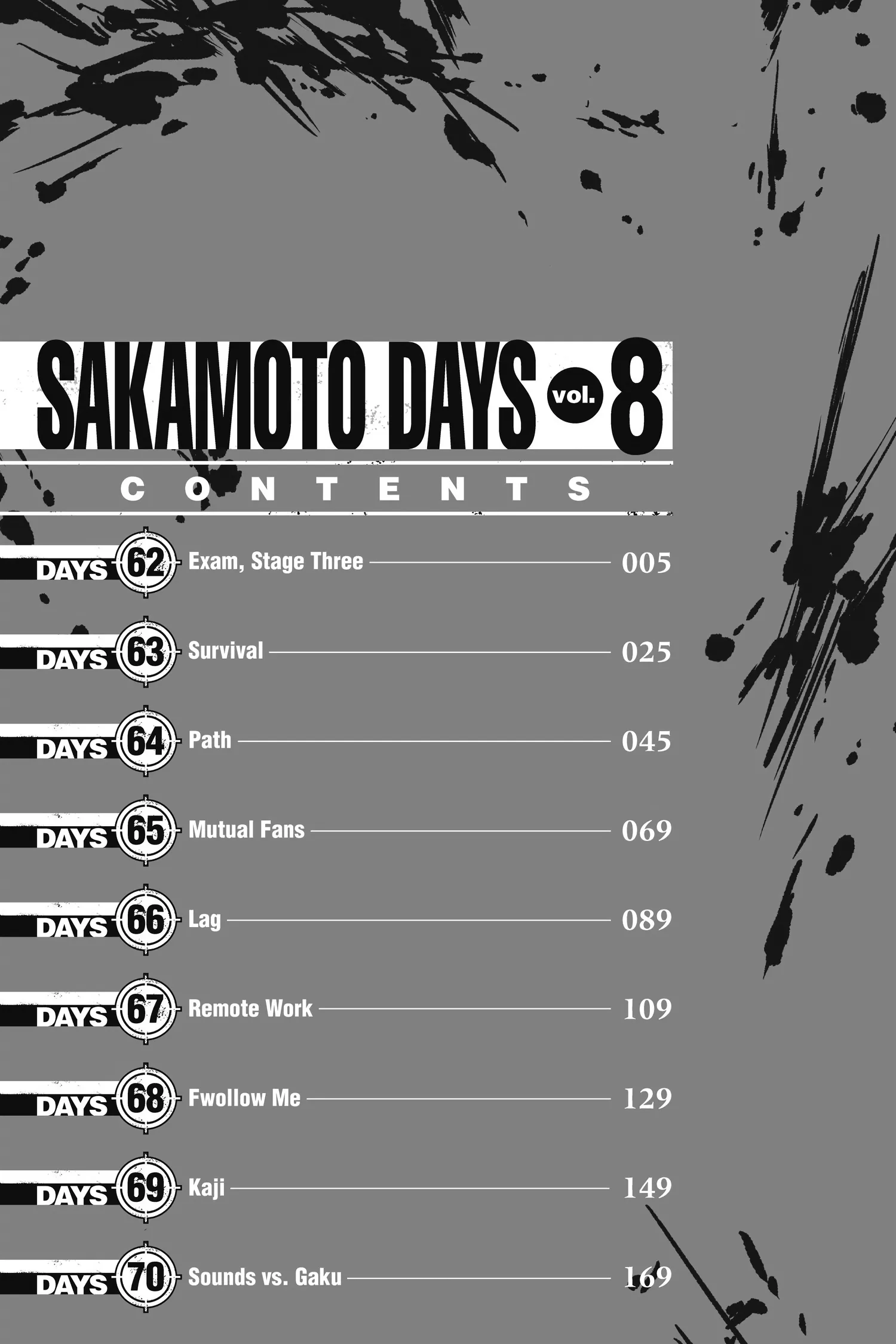 Sakamoto Days Manga Online, chapter Vol 8, page 4