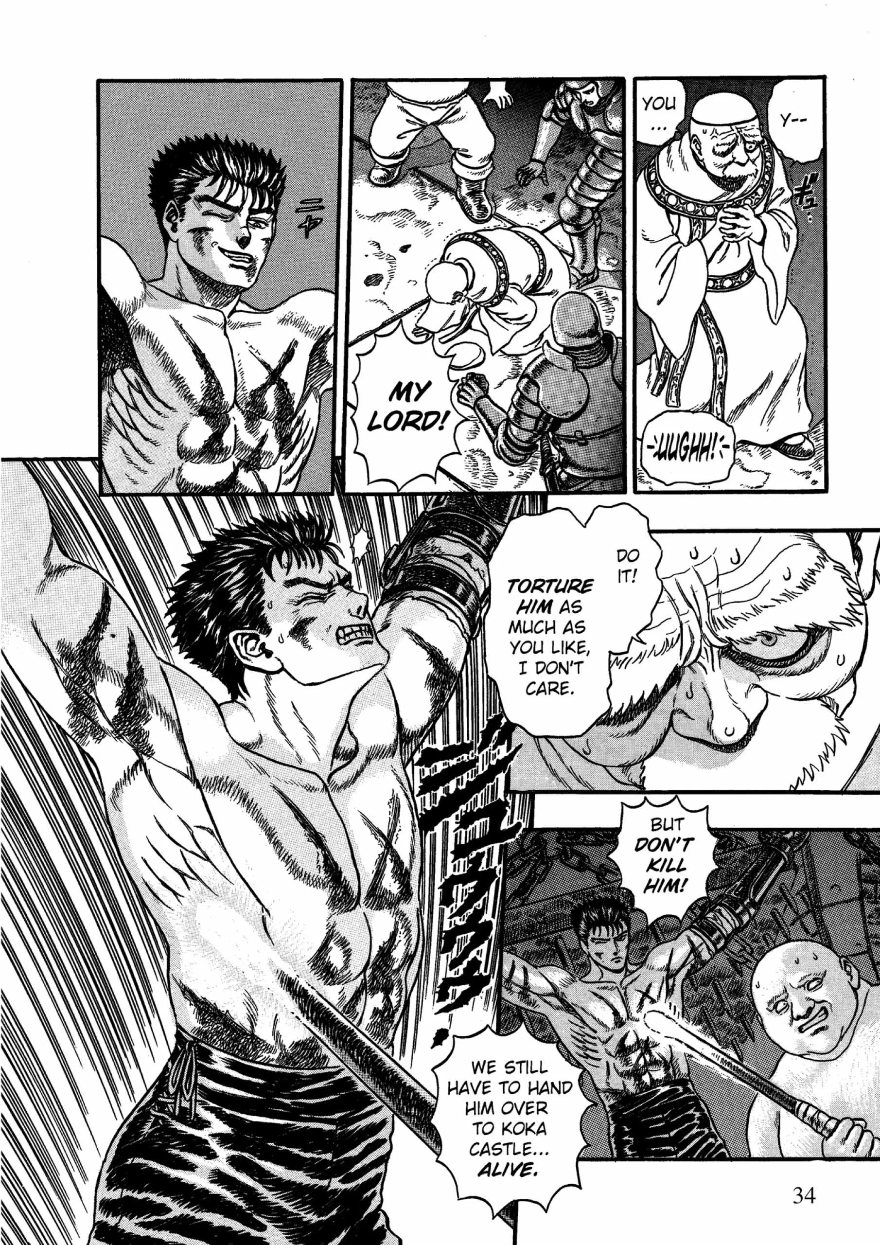 Berserk Manga, chapter Vol 1, page 34