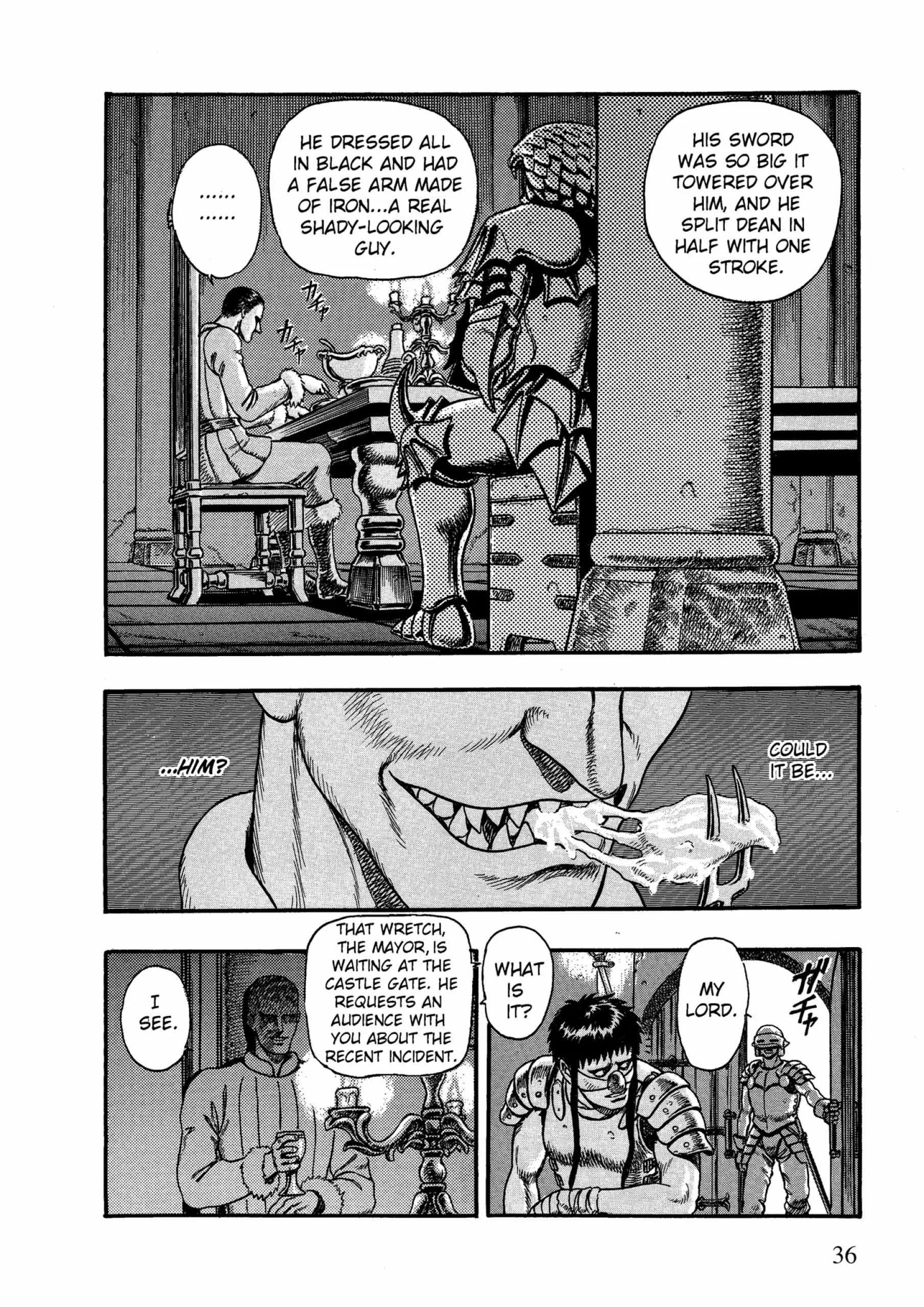 Berserk Manga, chapter Vol 1, page 36