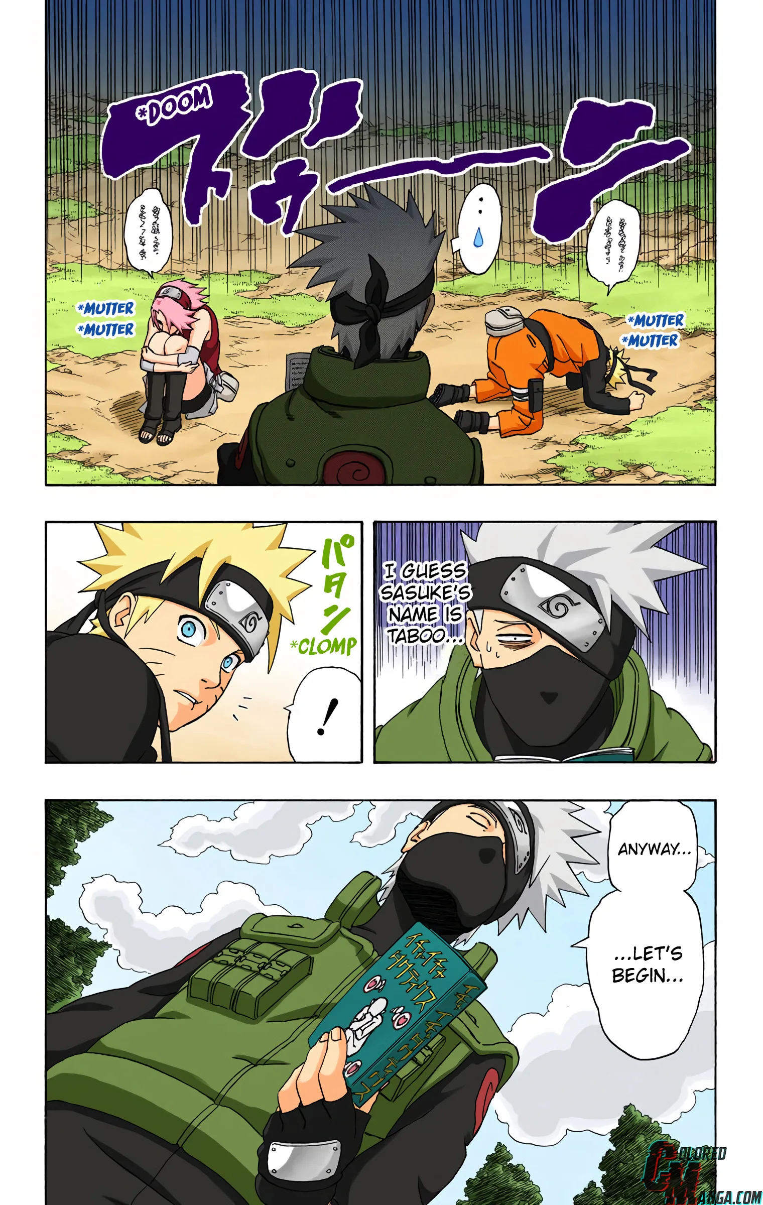 Naruto Colored Manga Online, chapter 246, page 3