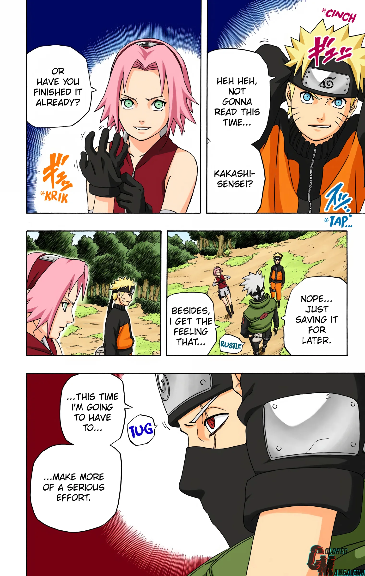 Naruto Colored Manga Online, chapter 246, page 4