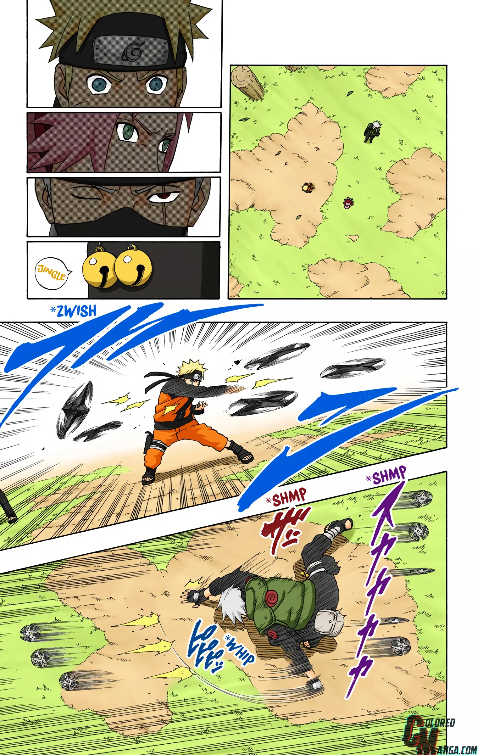 Naruto Colored Manga Online, chapter 246, page 5