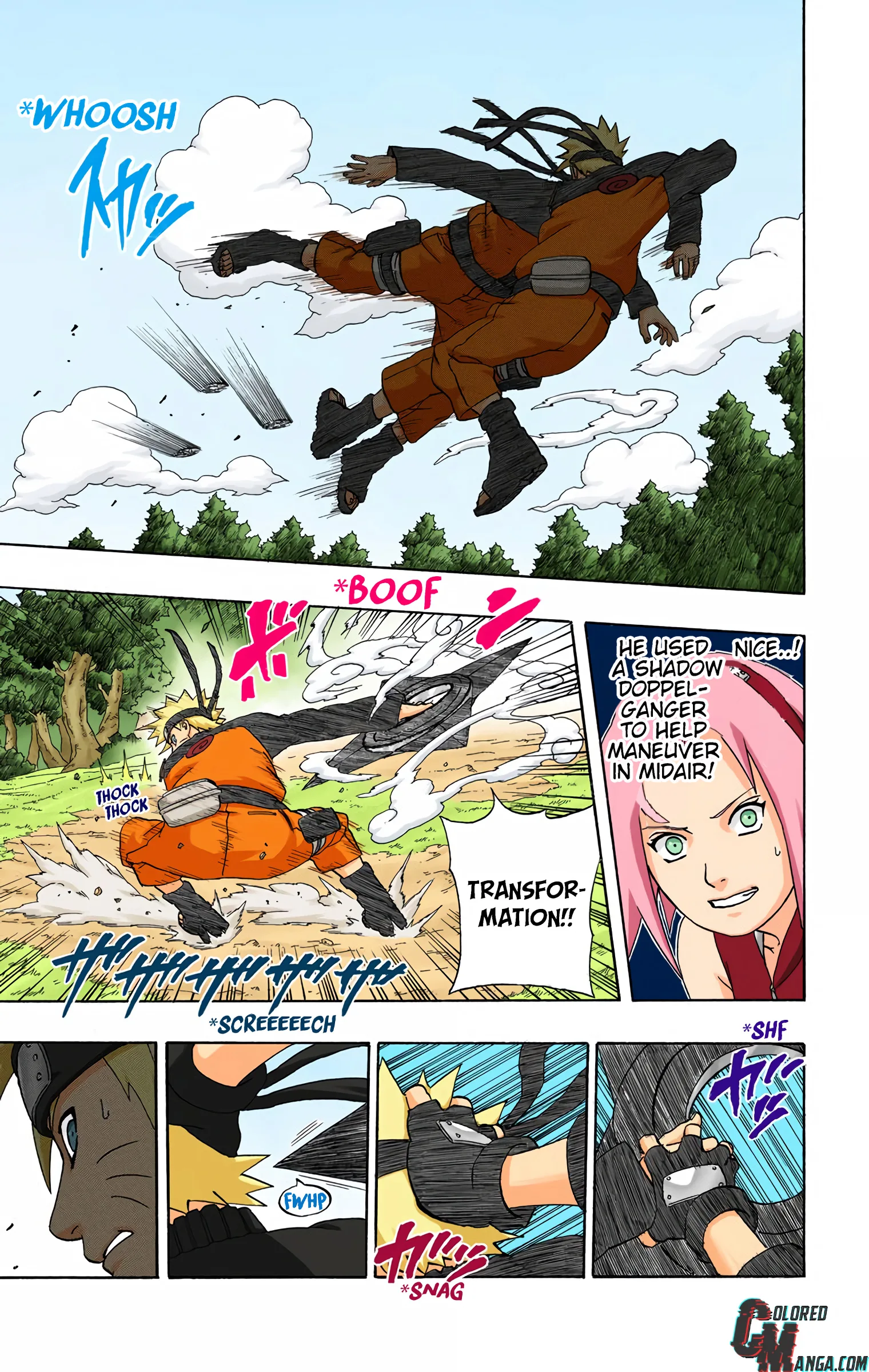 Naruto Colored Manga Online, chapter 246, page 7