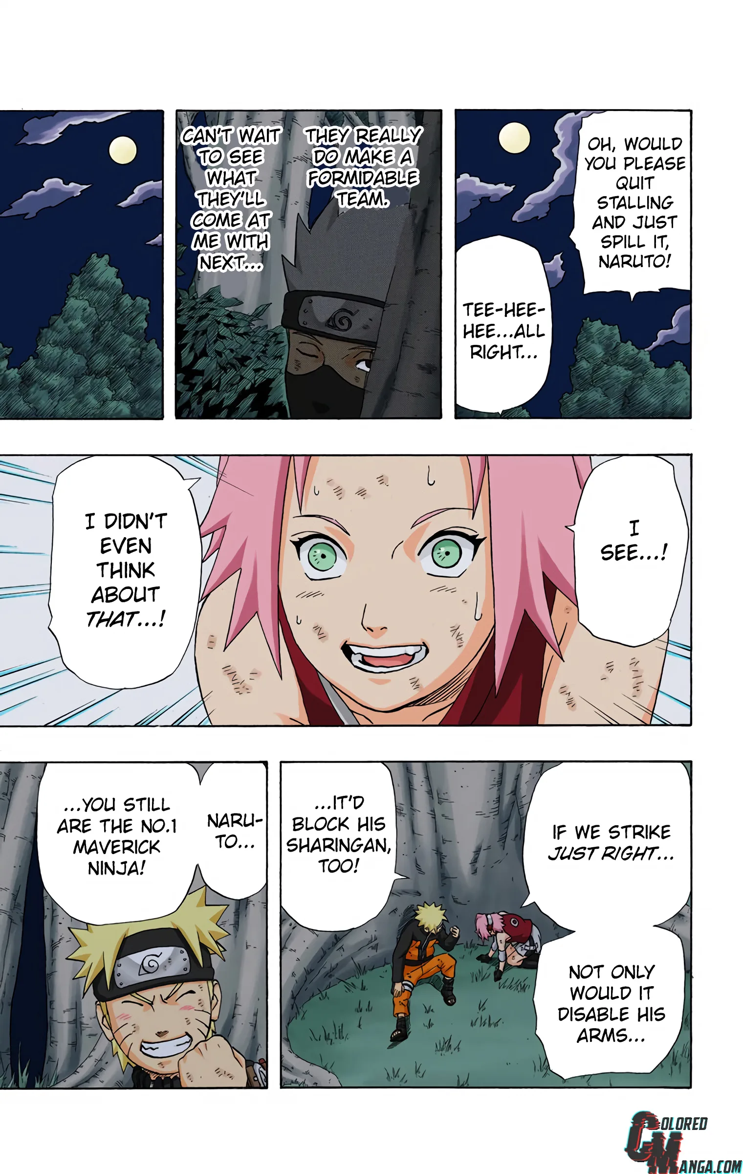 Naruto Colored Manga Online, chapter 246, page 14