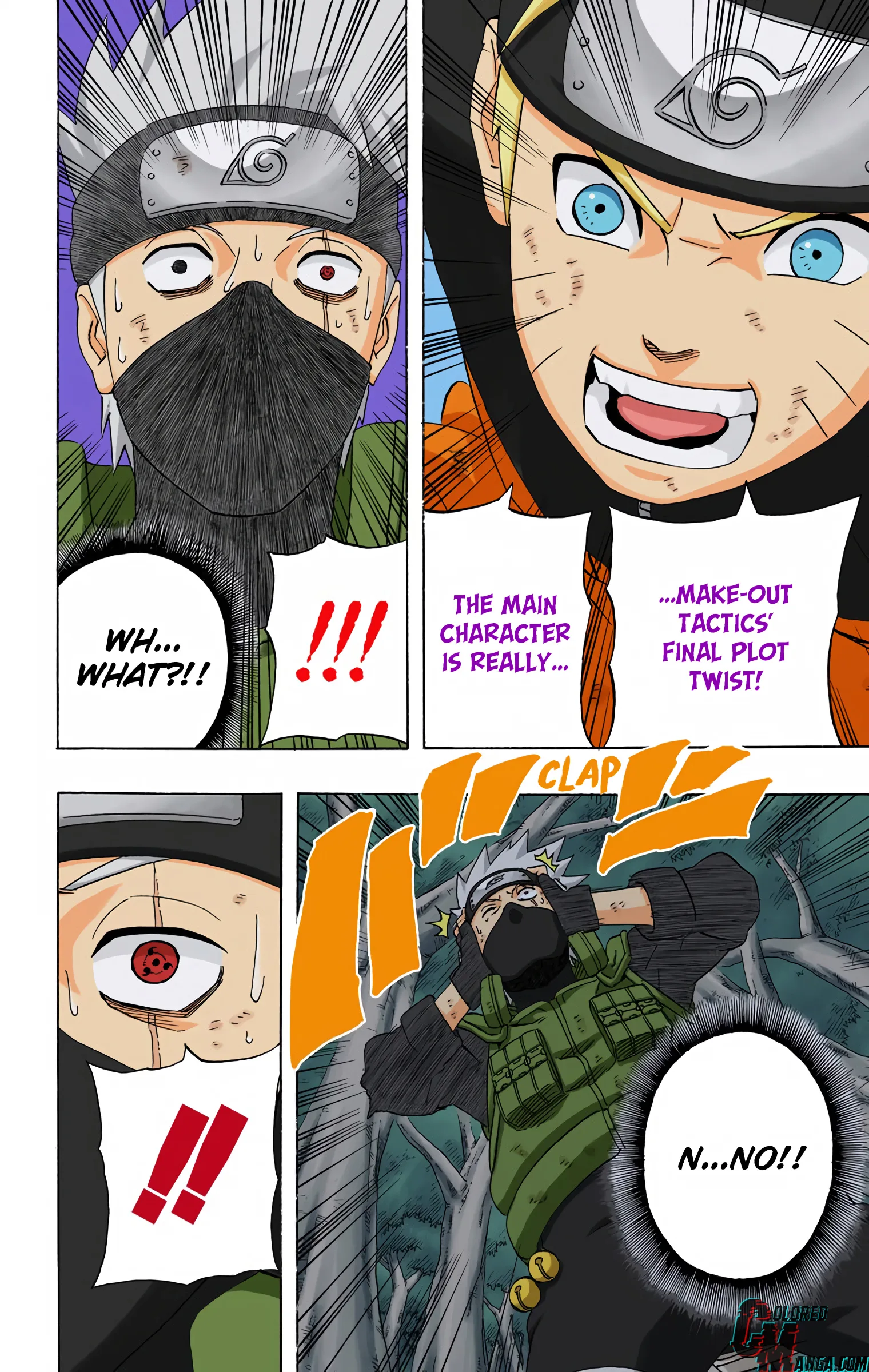 Naruto Colored Manga Online, chapter 246, page 17