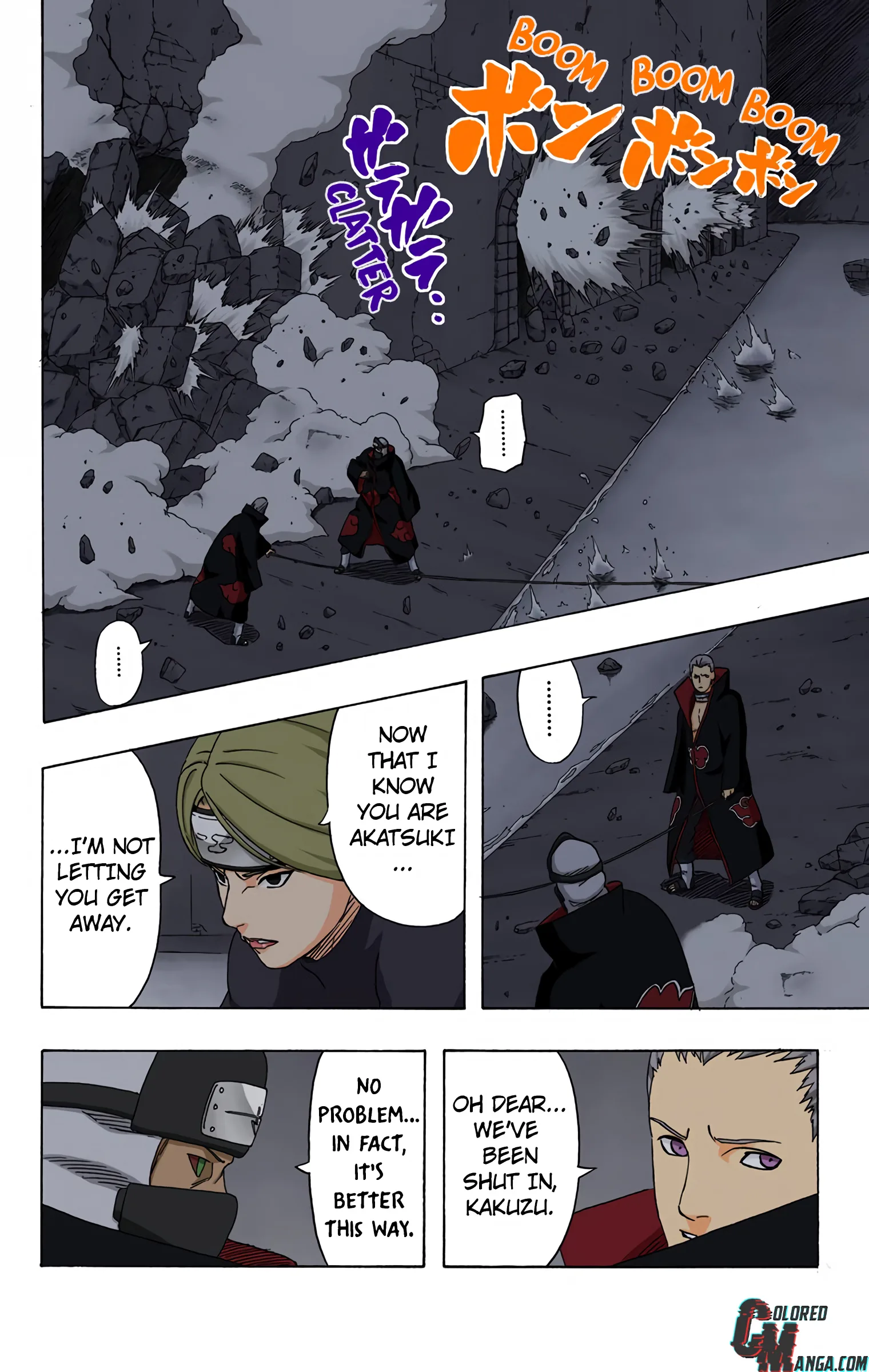 Naruto Colored Manga Online, chapter 313, page 4