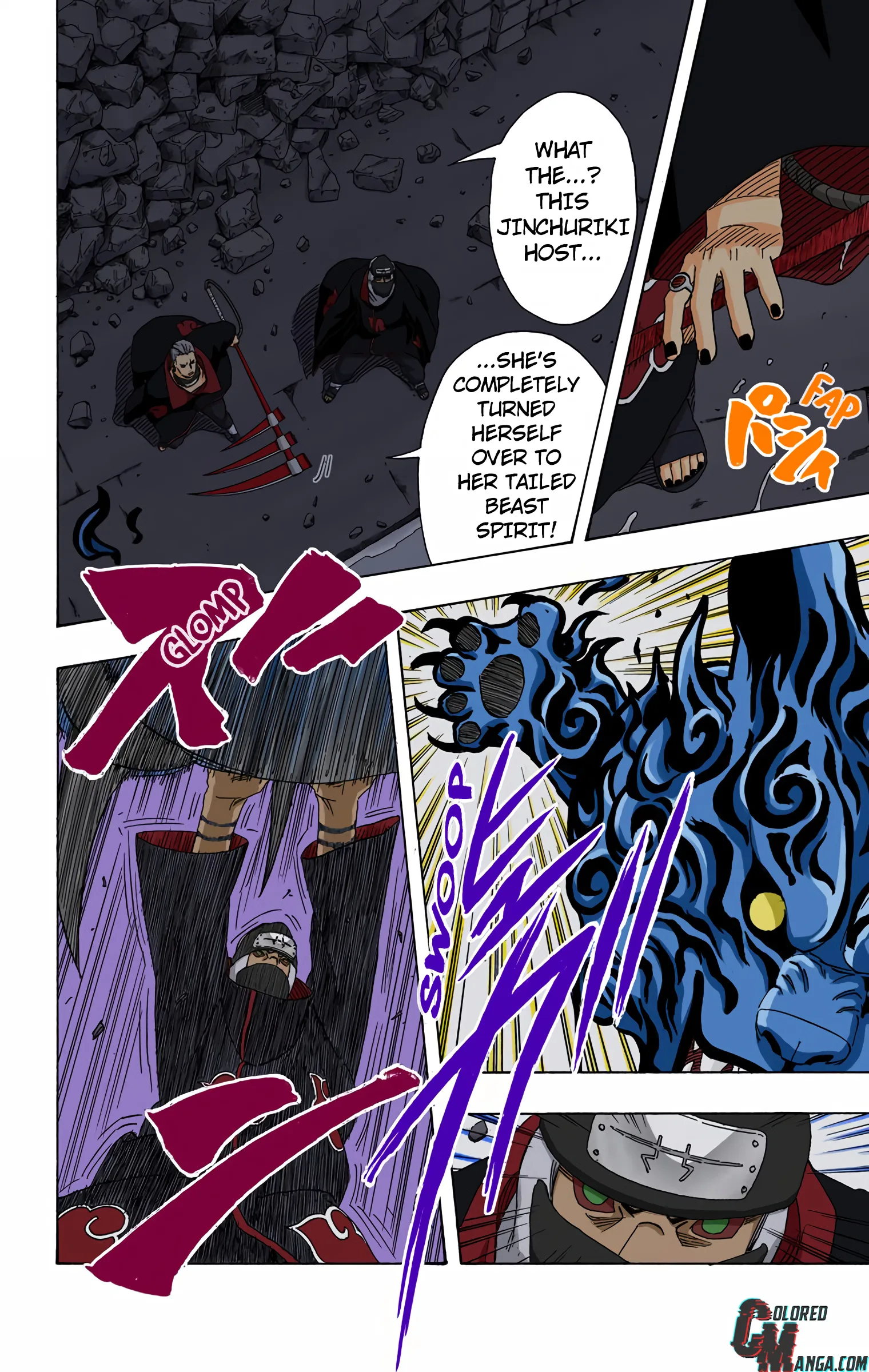 Naruto Colored Manga Online, chapter 313, page 9
