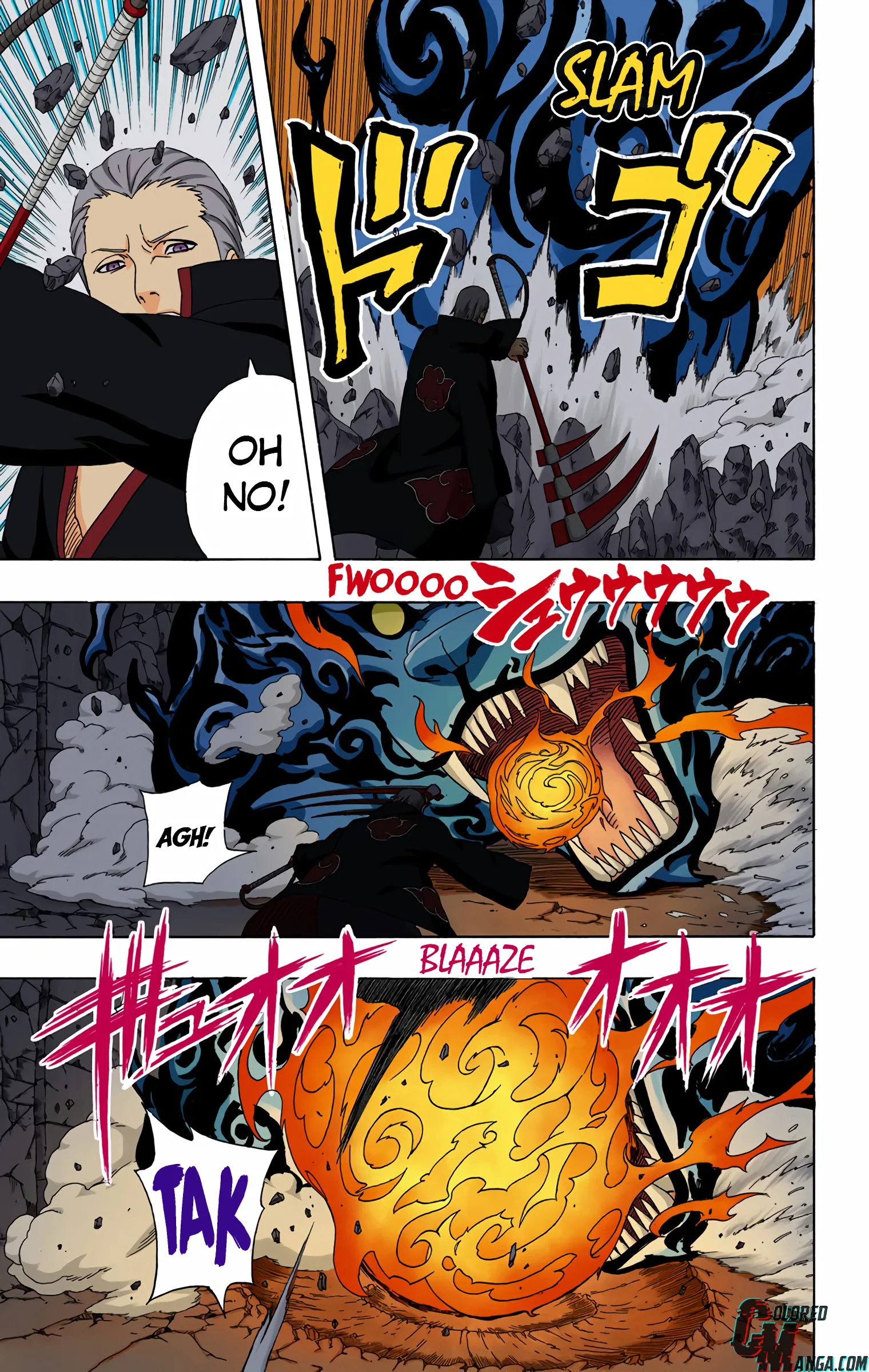 Naruto Colored Manga Online, chapter 313, page 10