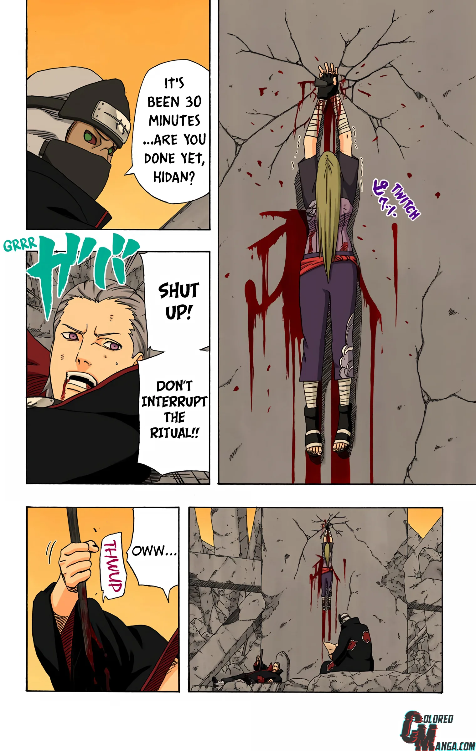 Naruto Colored Manga Online, chapter 313, page 15