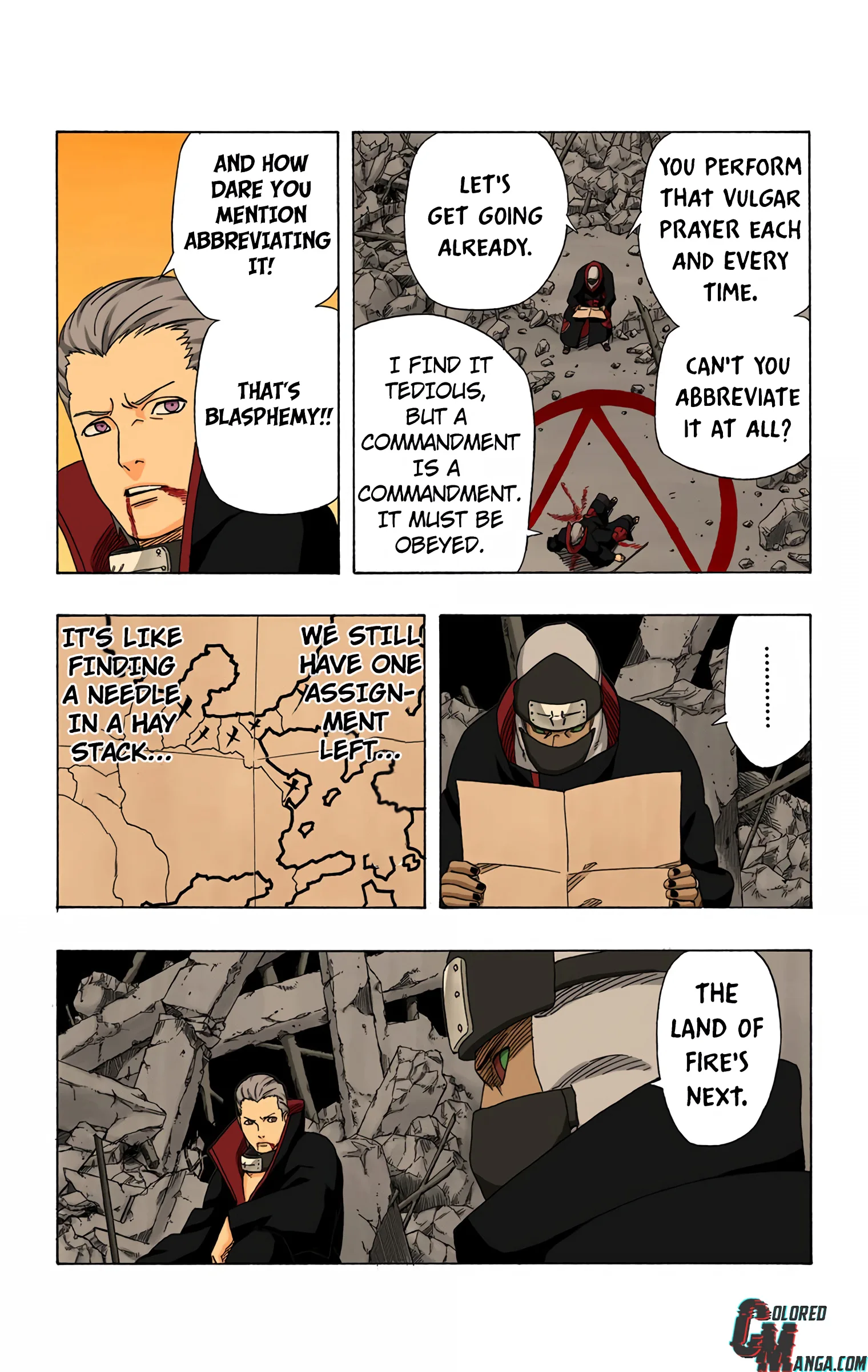 Naruto Colored Manga Online, chapter 313, page 16