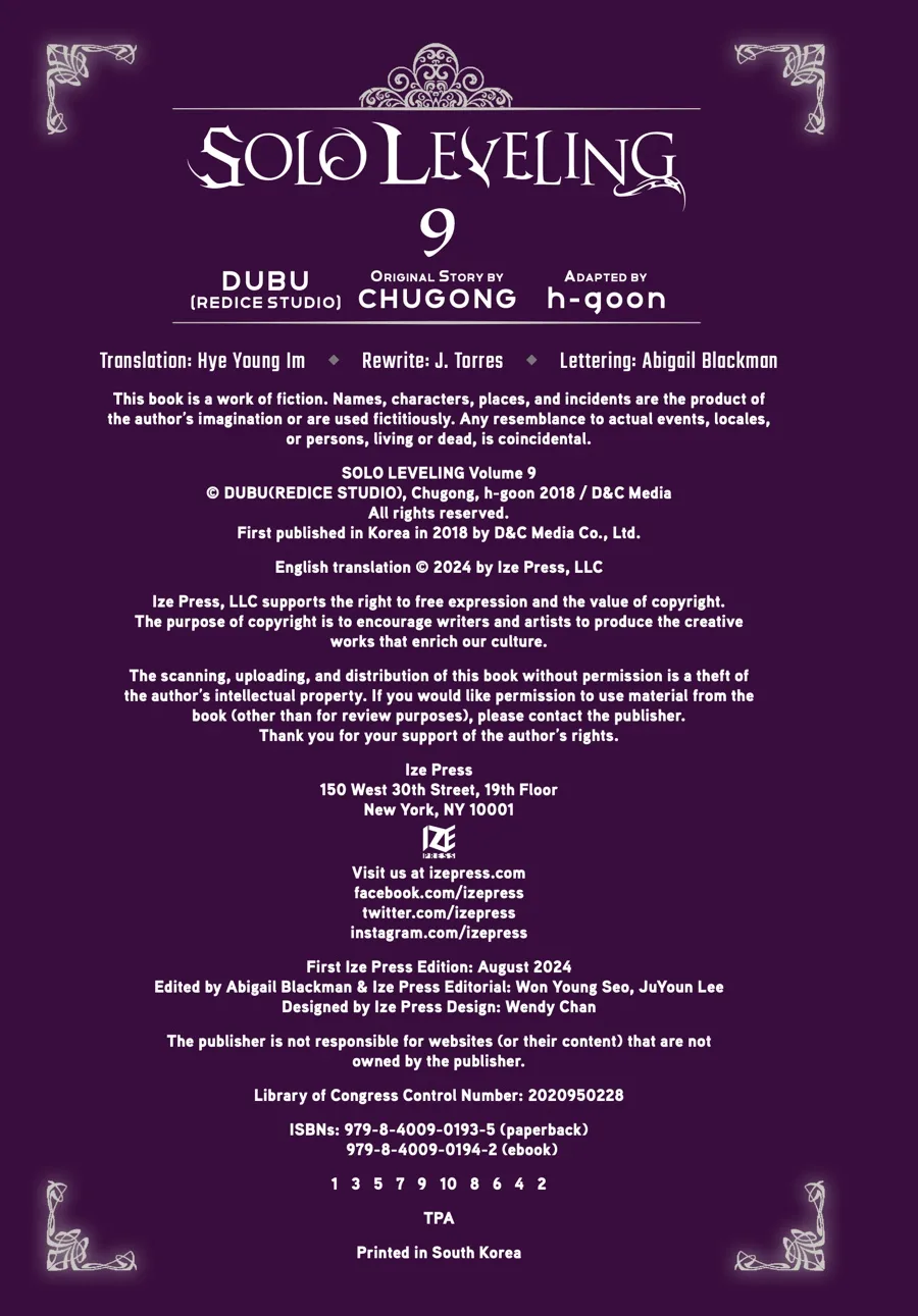 Solo Leveling, chapter Vol 9, page 302