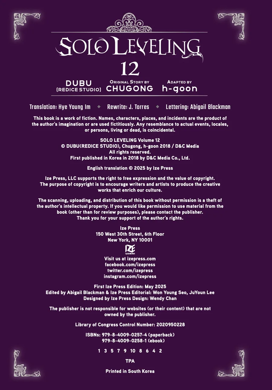 Solo Leveling, chapter Vol 12, page 287