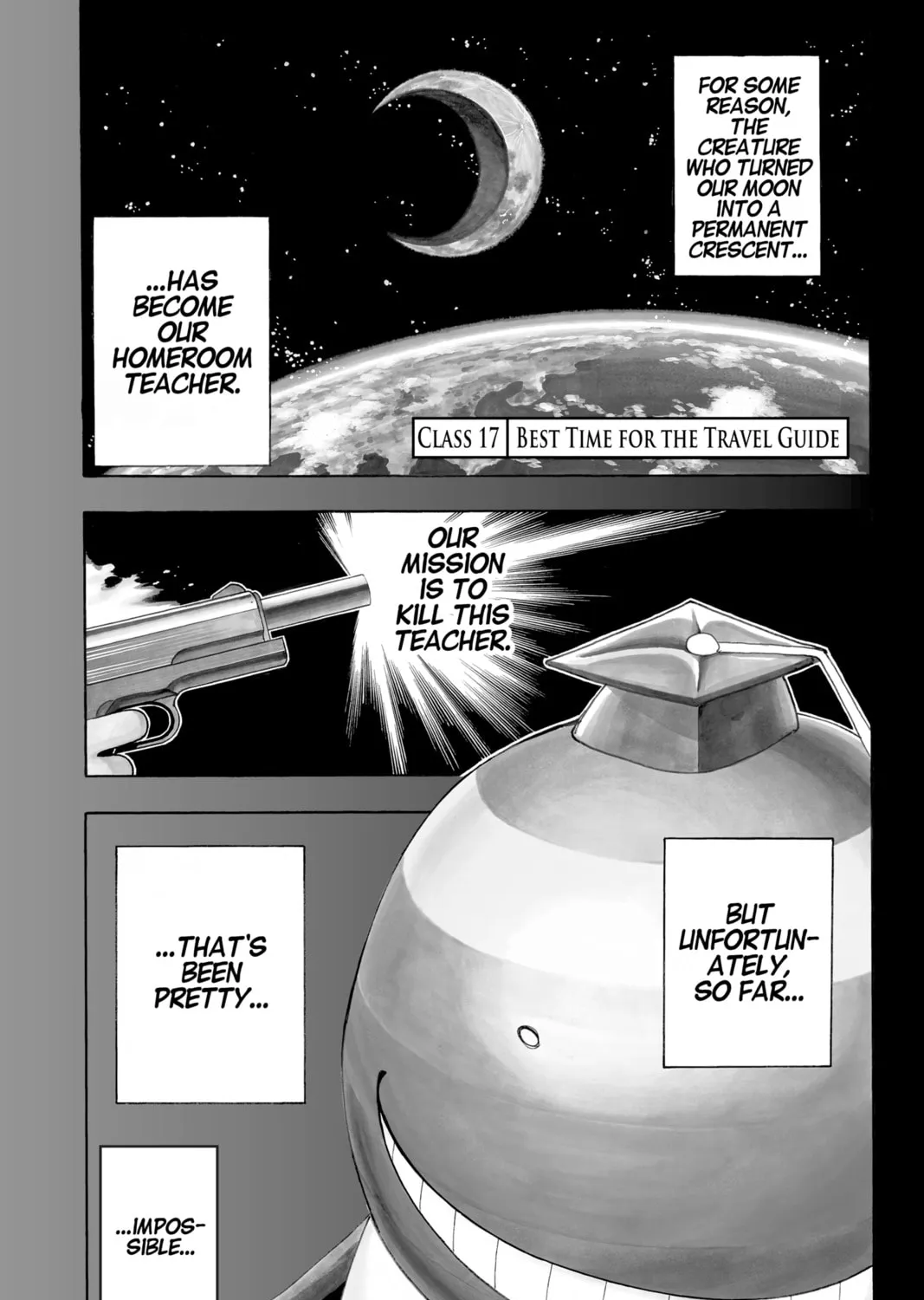 Assassination Classroom, chapter 17, page 1