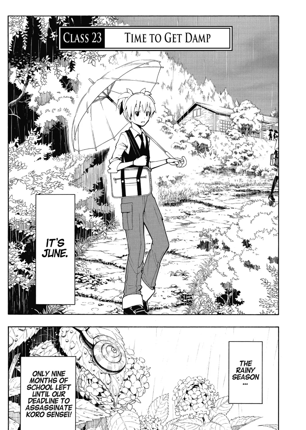 Assassination Classroom, chapter 23, page 1