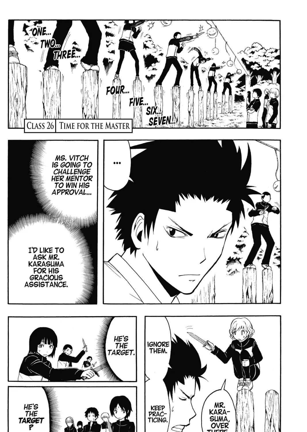 Assassination Classroom, chapter 26, page 1