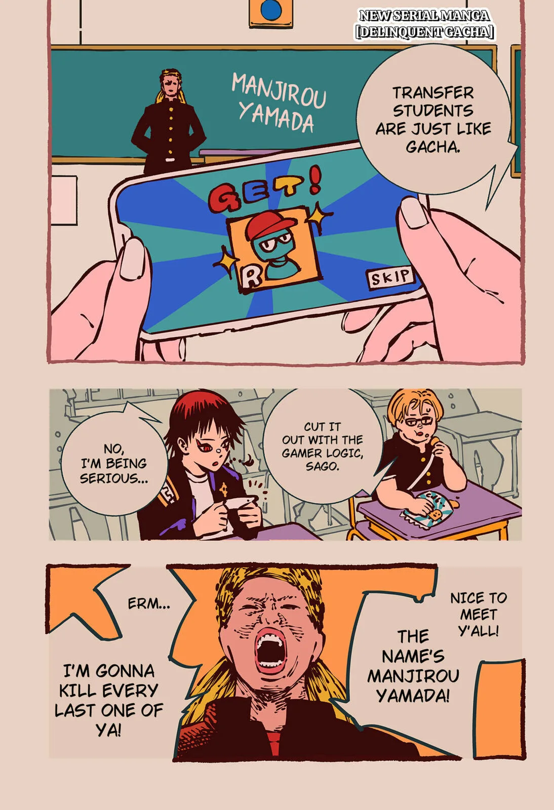 Delinquent Gacha, chapter 1, page 1