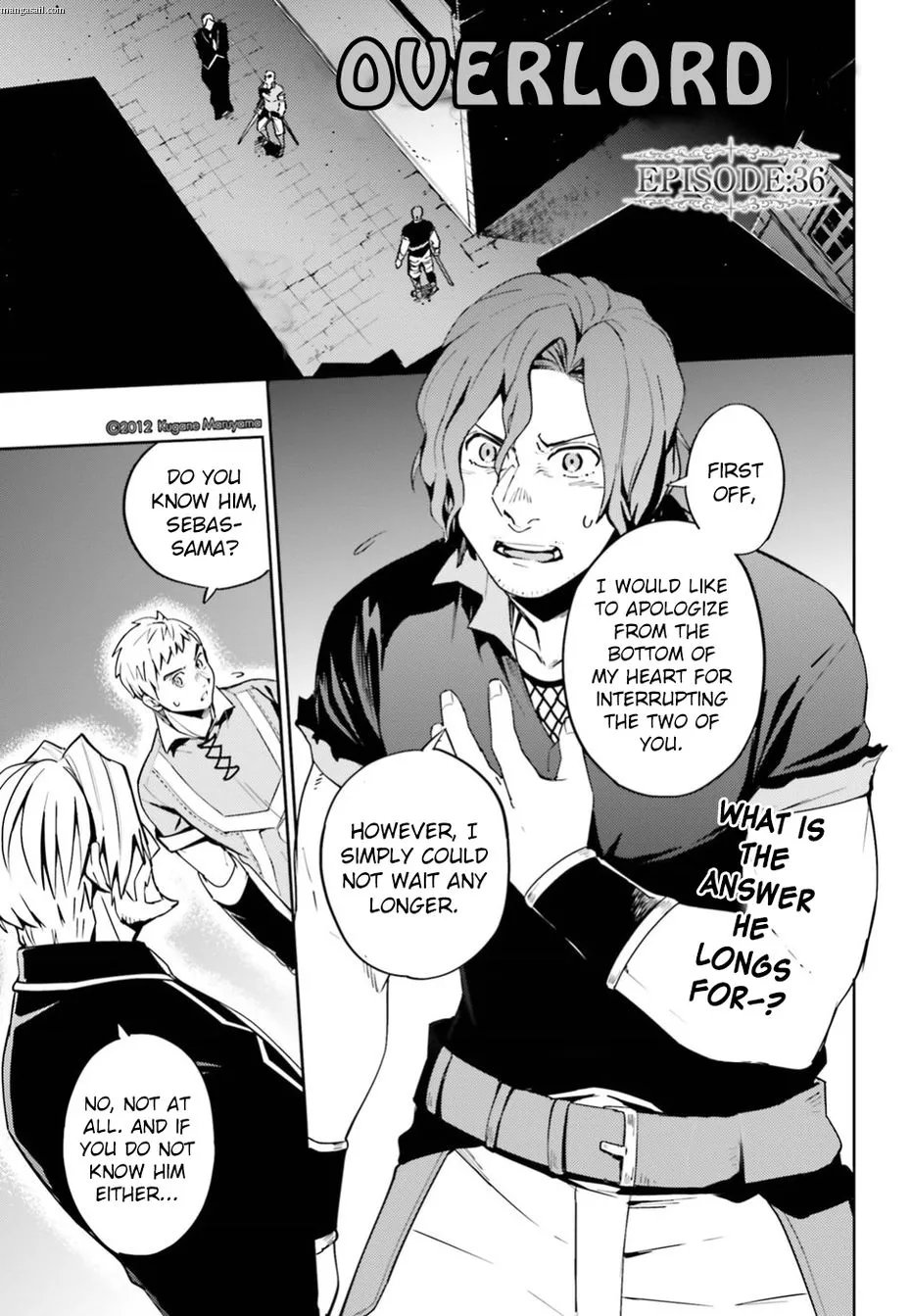 Overlord, chapter 36, page 1