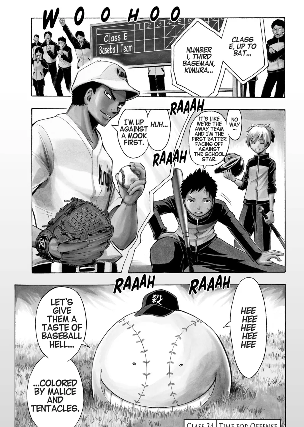Assassination Classroom, chapter 34, page 1
