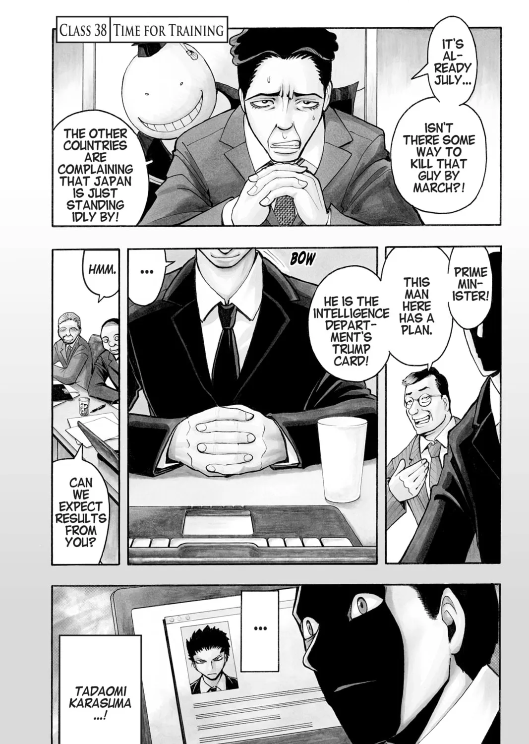 Assassination Classroom, chapter 38, page 1