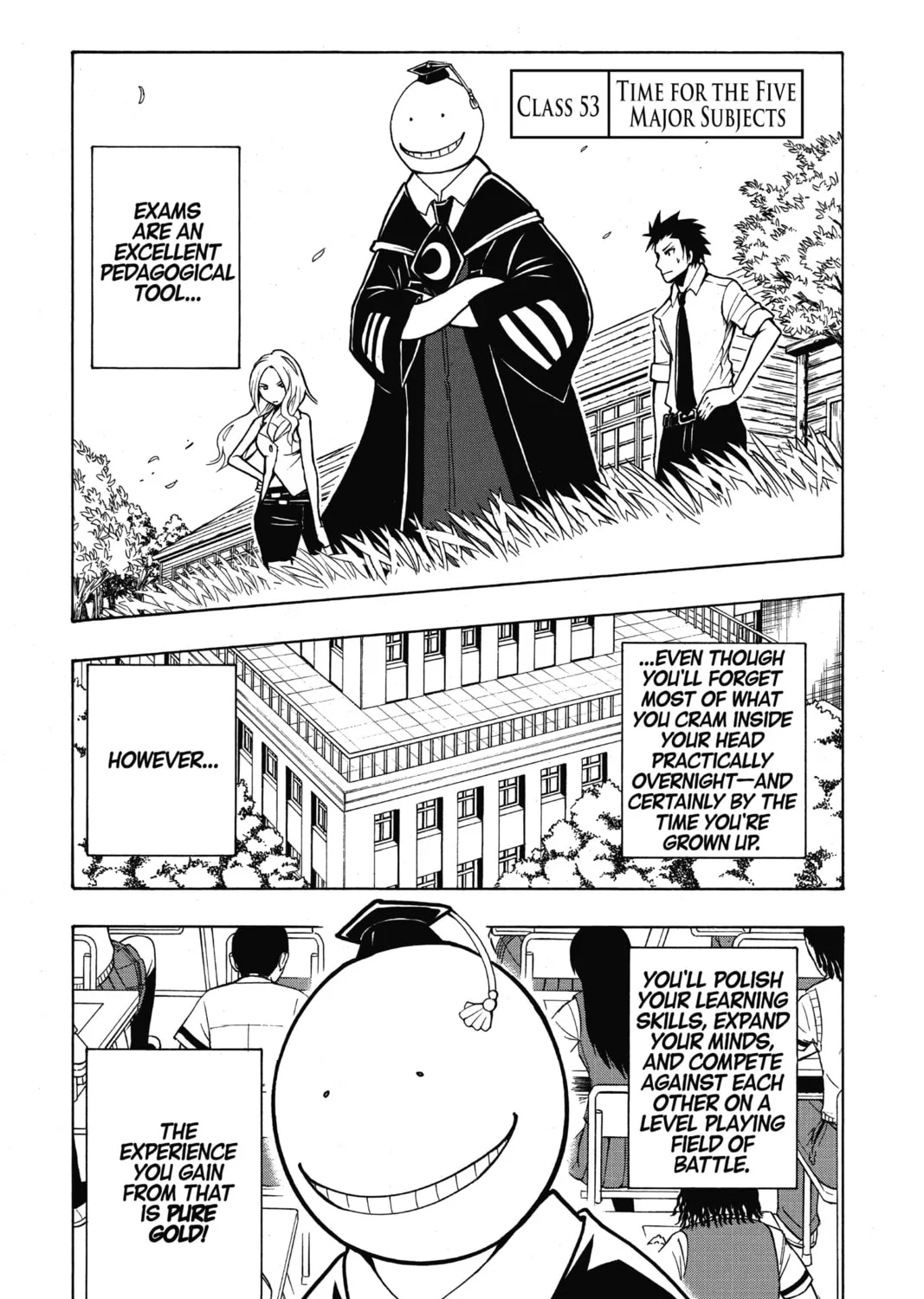 Assassination Classroom, chapter 53, page 1