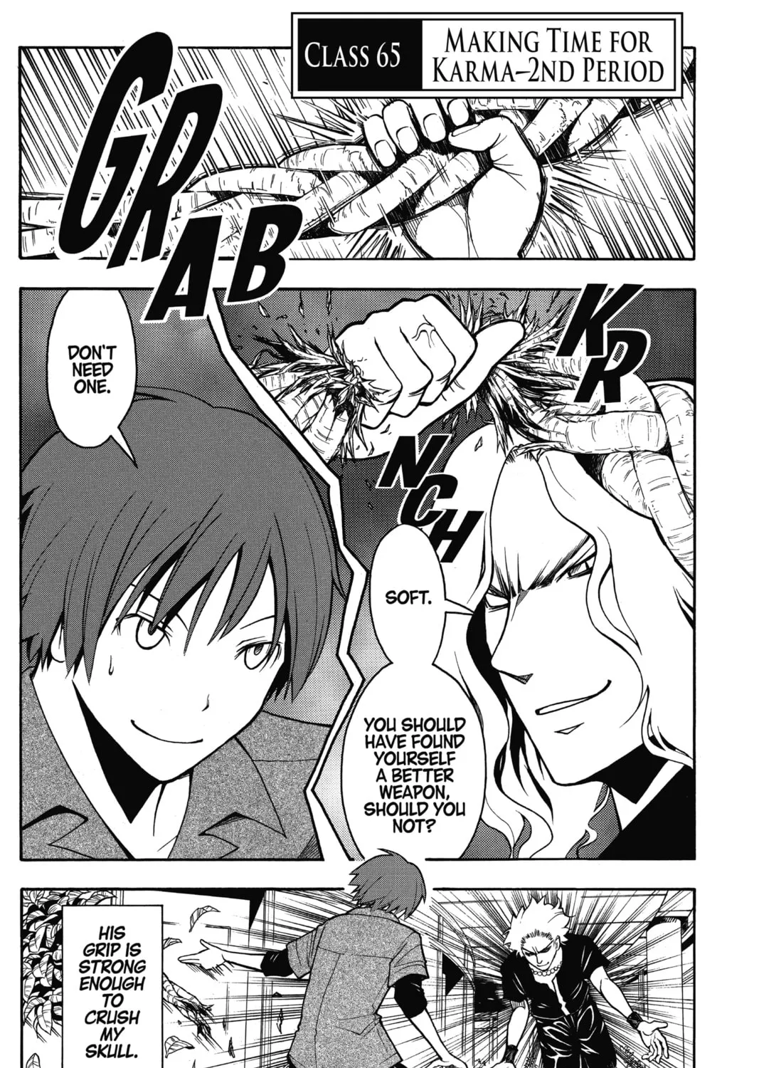 Assassination Classroom, chapter 65, page 1