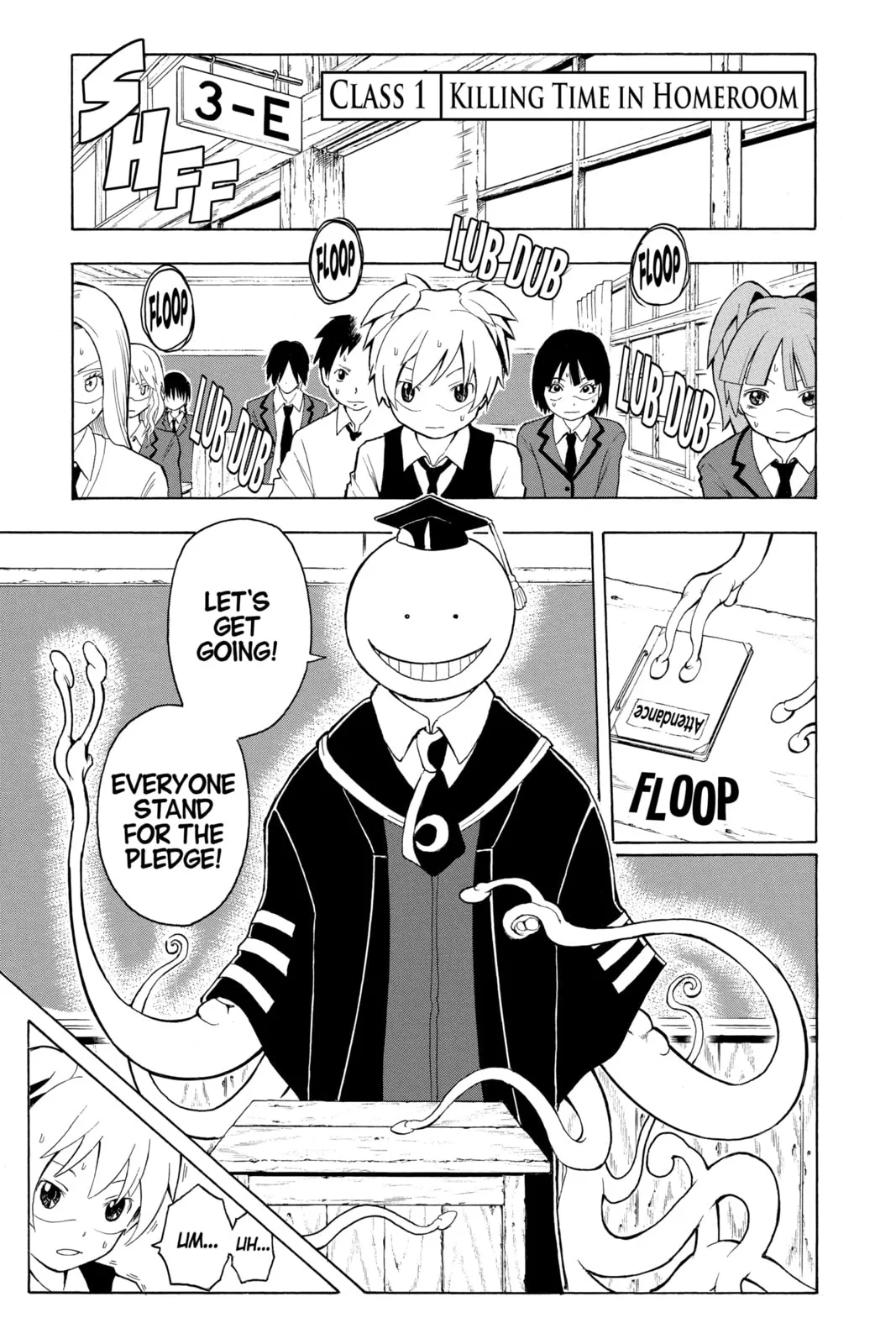 Assassination Classroom, chapter 1, page 2