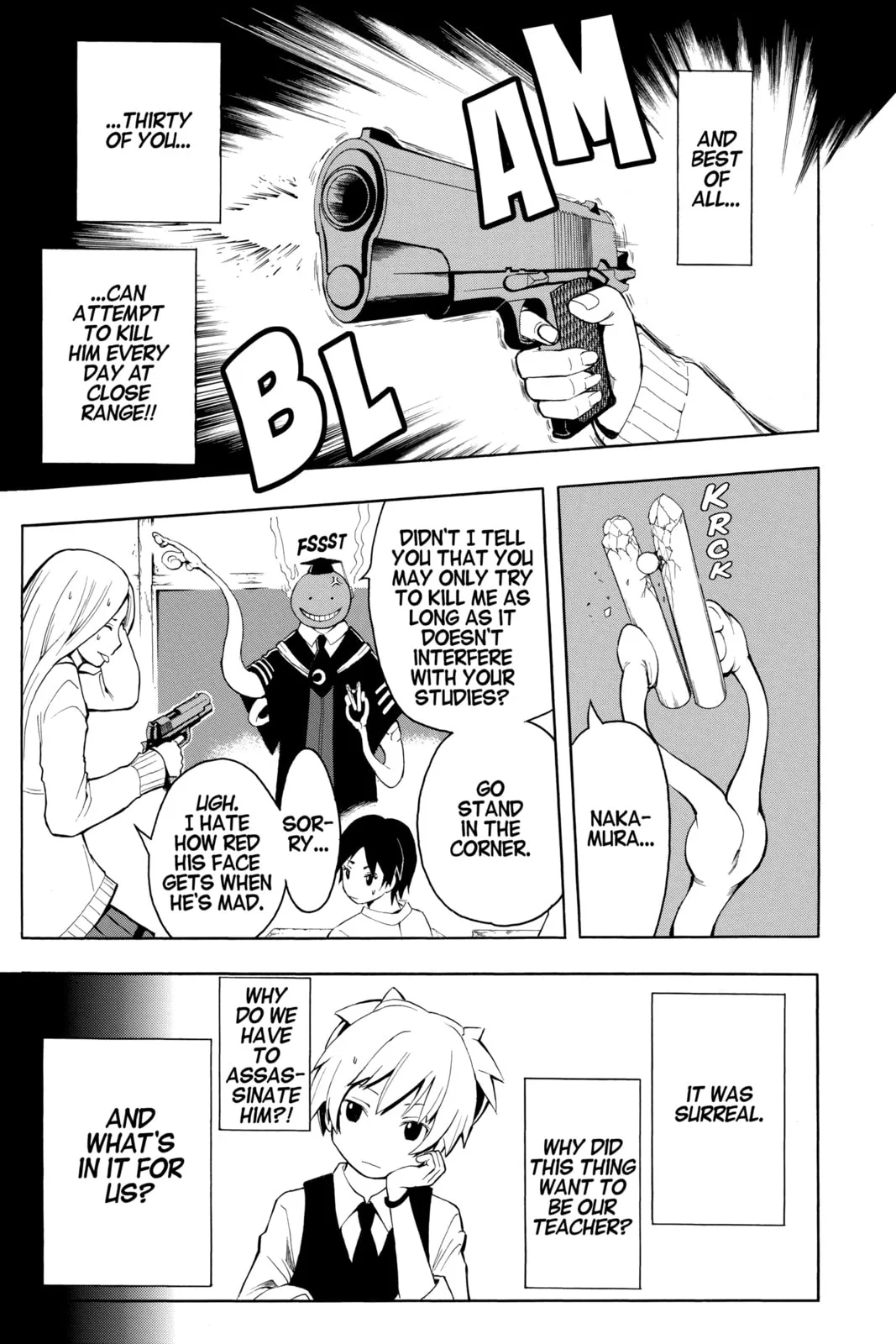 Assassination Classroom, chapter 1, page 32