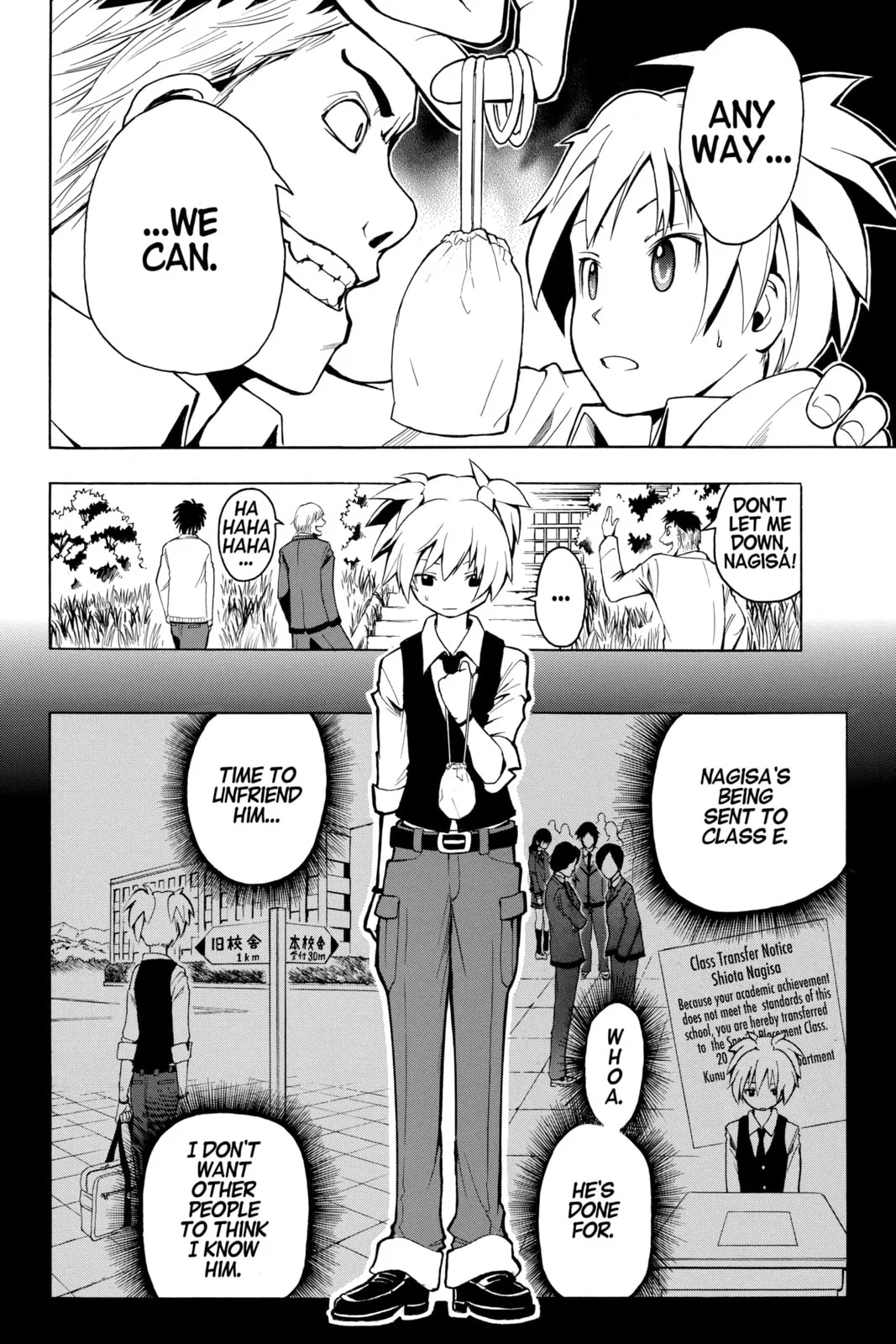 Assassination Classroom, chapter 1, page 45