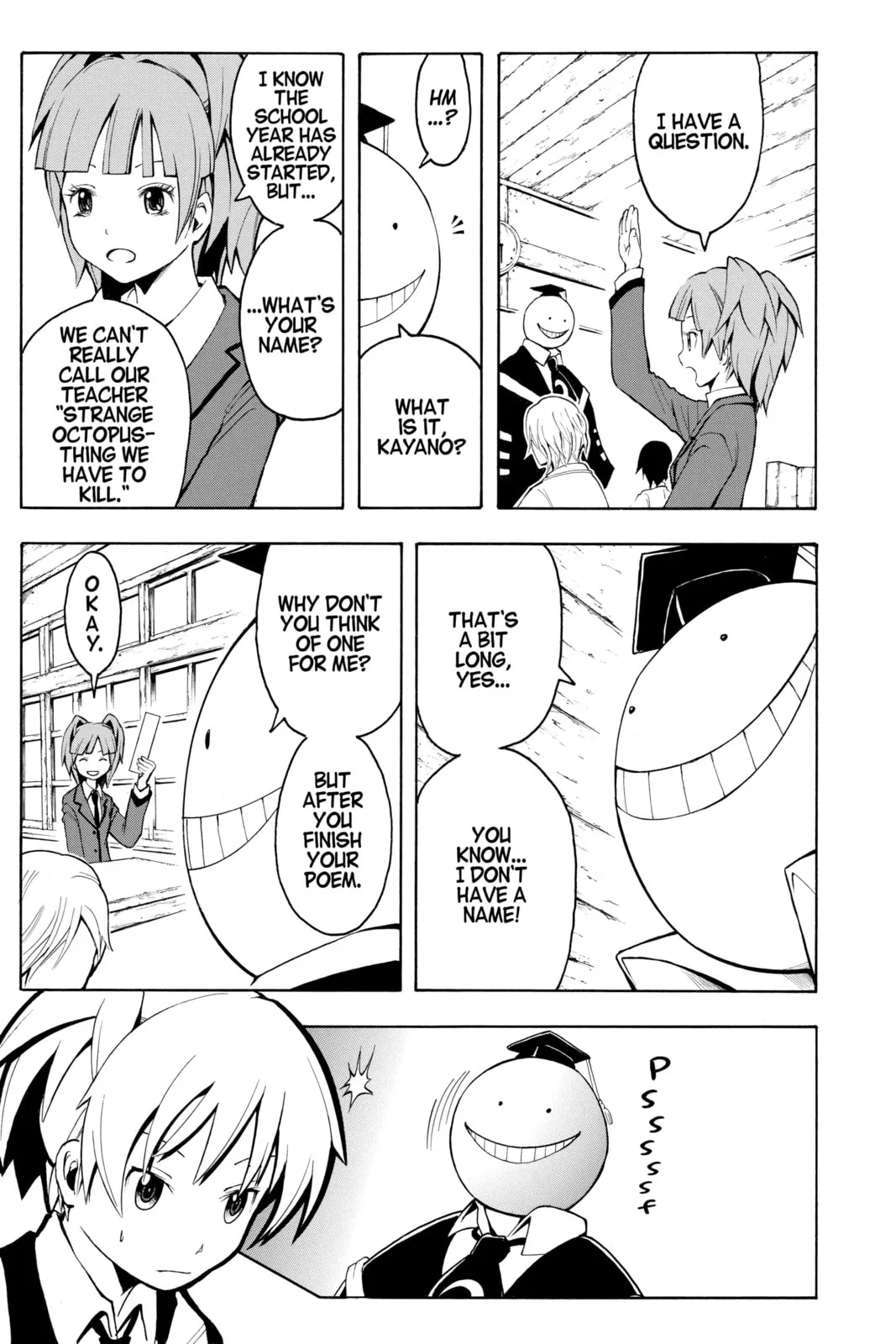 Assassination Classroom, chapter 1, page 50