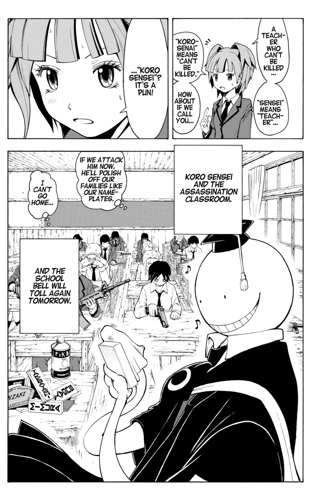 Assassination Classroom, chapter 1, page 69