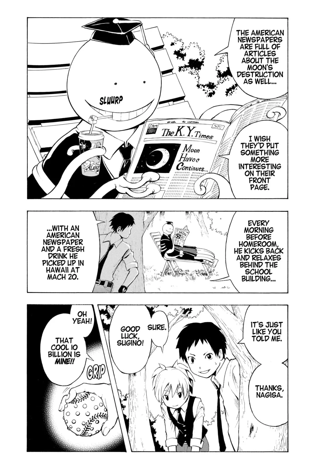 Assassination Classroom, chapter 2, page 4