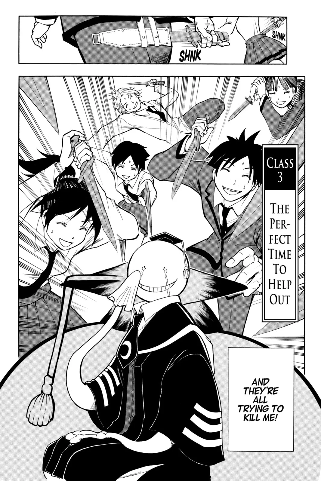 Assassination Classroom, chapter 3, page 4