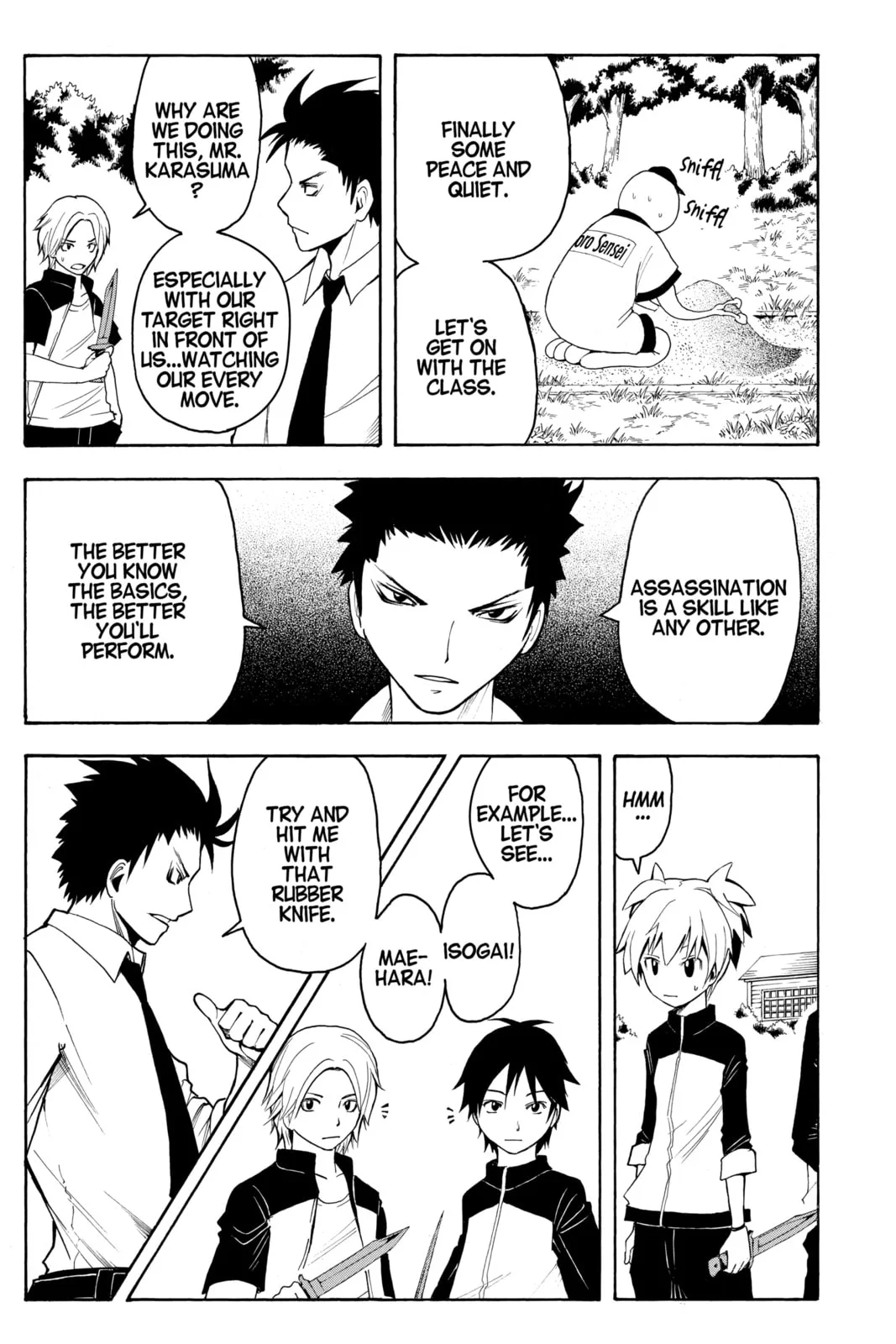Assassination Classroom, chapter 4, page 10