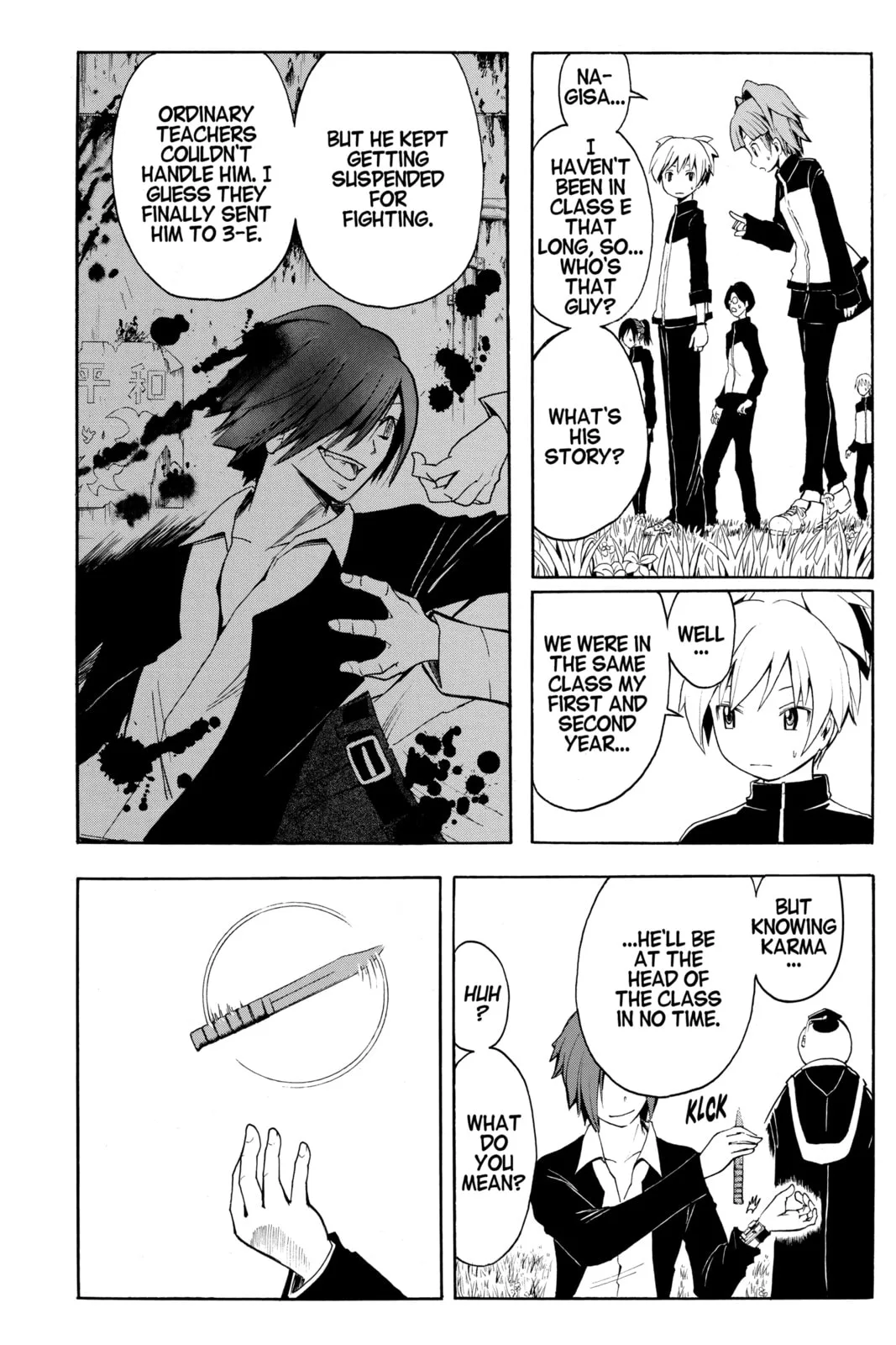 Assassination Classroom, chapter 4, page 36