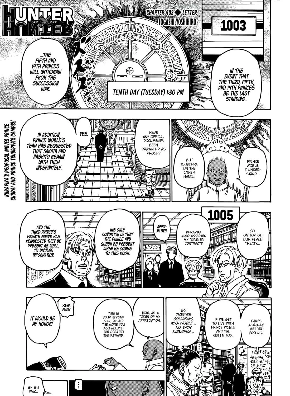 Hunter x Hunter Colored Manga, chapter 402, page 1
