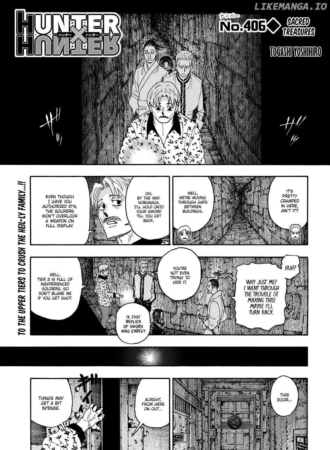 Hunter x Hunter Colored Manga, chapter 406, page 1
