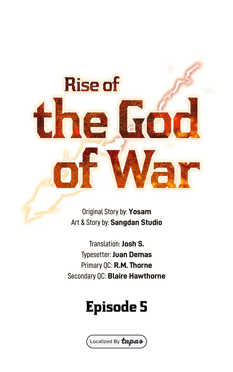 Rise of the God of War, chapter 5, page 1