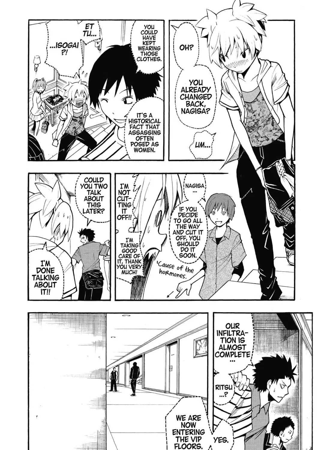 Assassination Classroom, chapter 67, page 3