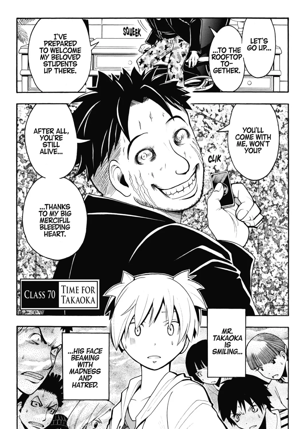 Assassination Classroom, chapter 70, page 1