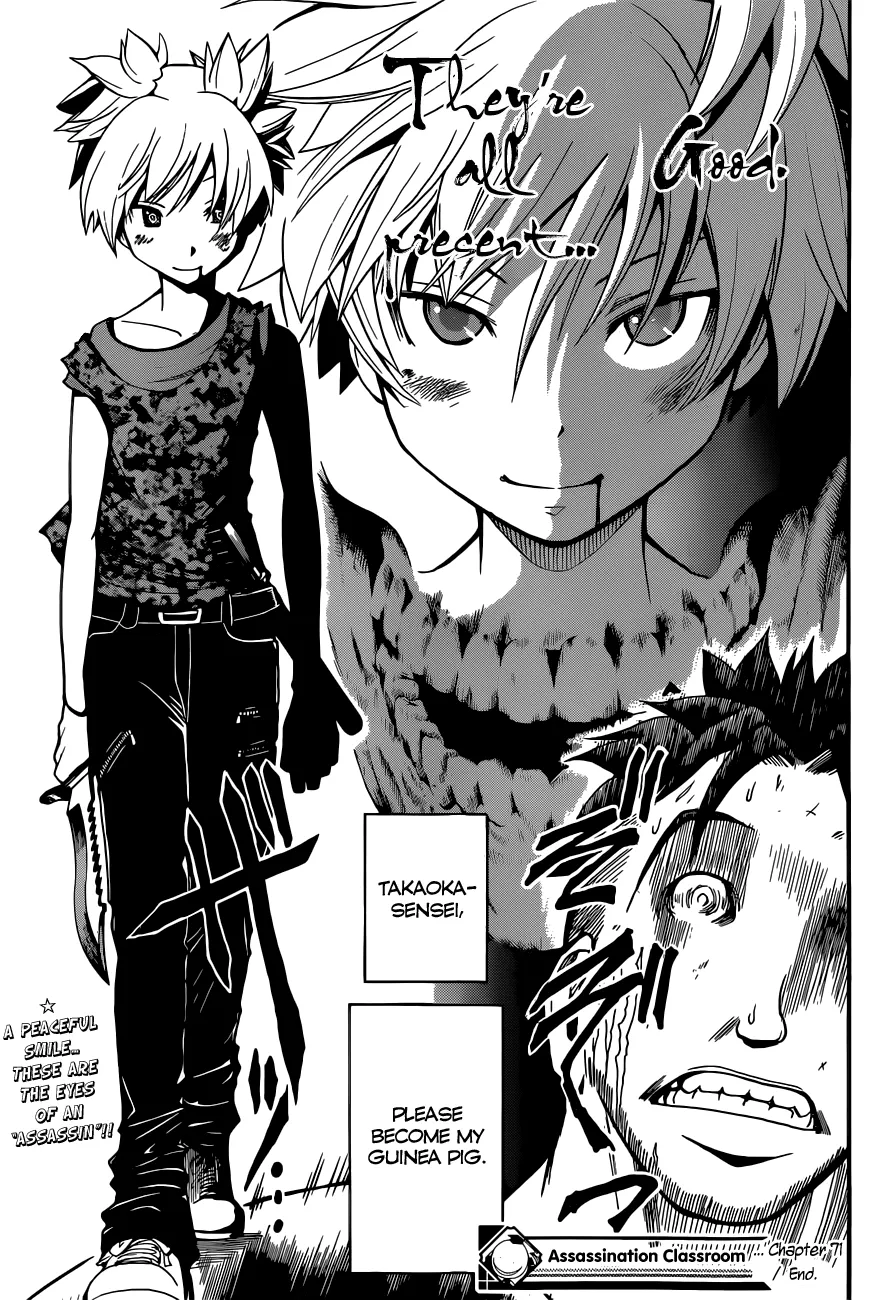 Assassination Classroom, chapter 71, page 19
