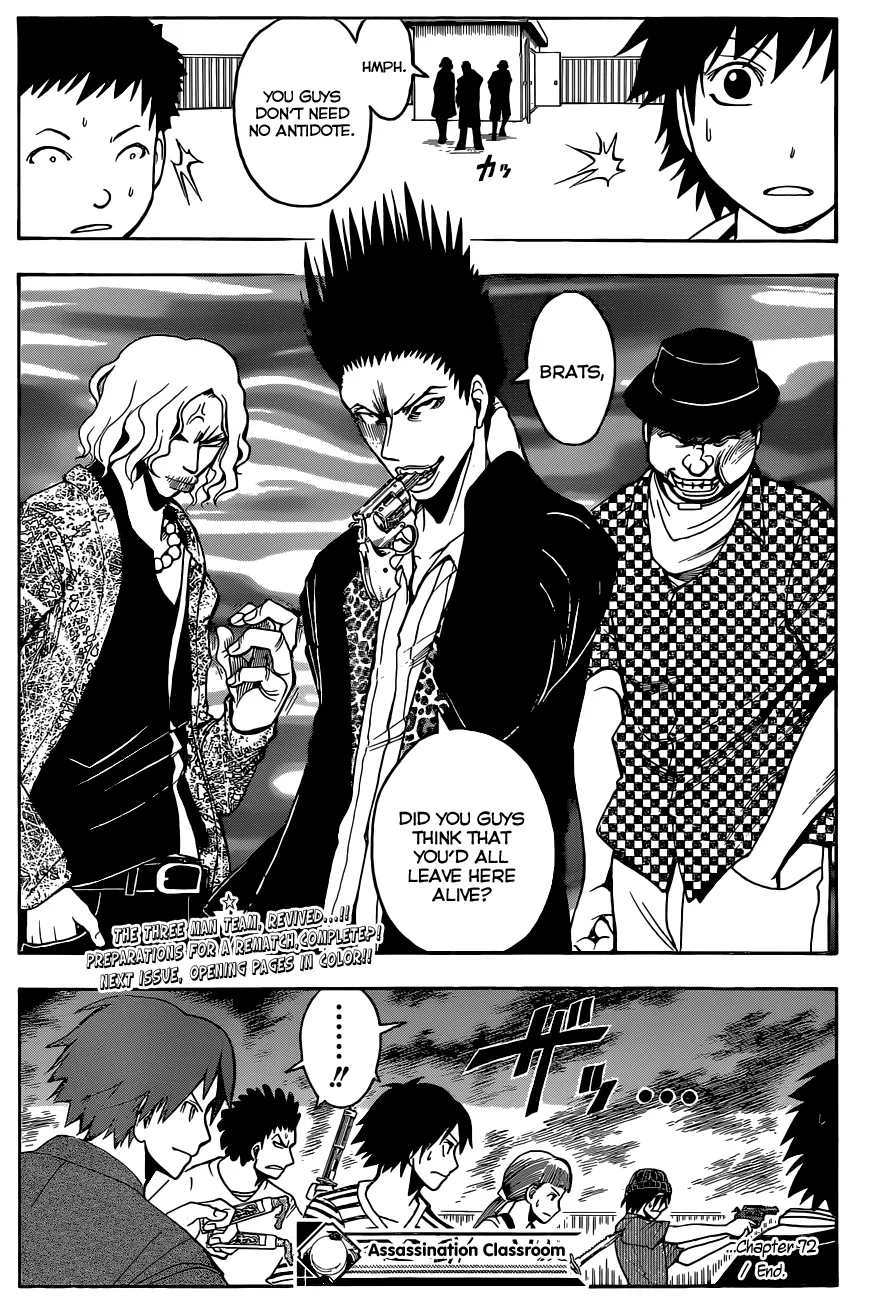 Assassination Classroom, chapter 72, page 18