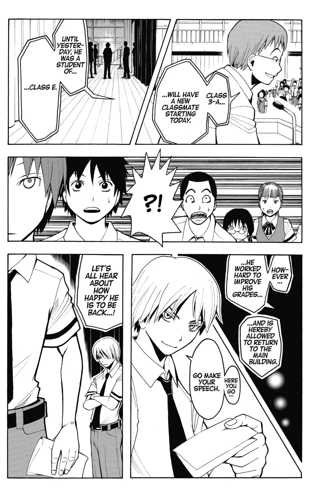 Assassination Classroom, chapter 77, page 3