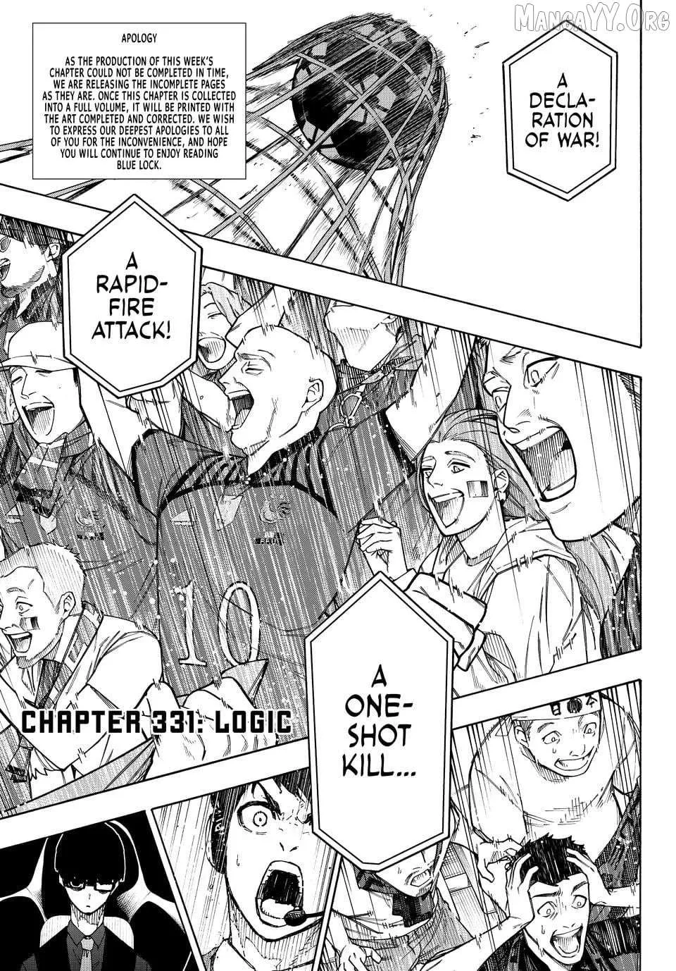 B Lock Manga, chapter 331, page 1
