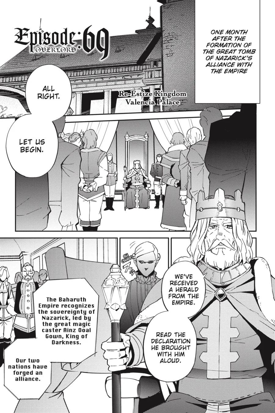 Overlord, chapter 69, page 1
