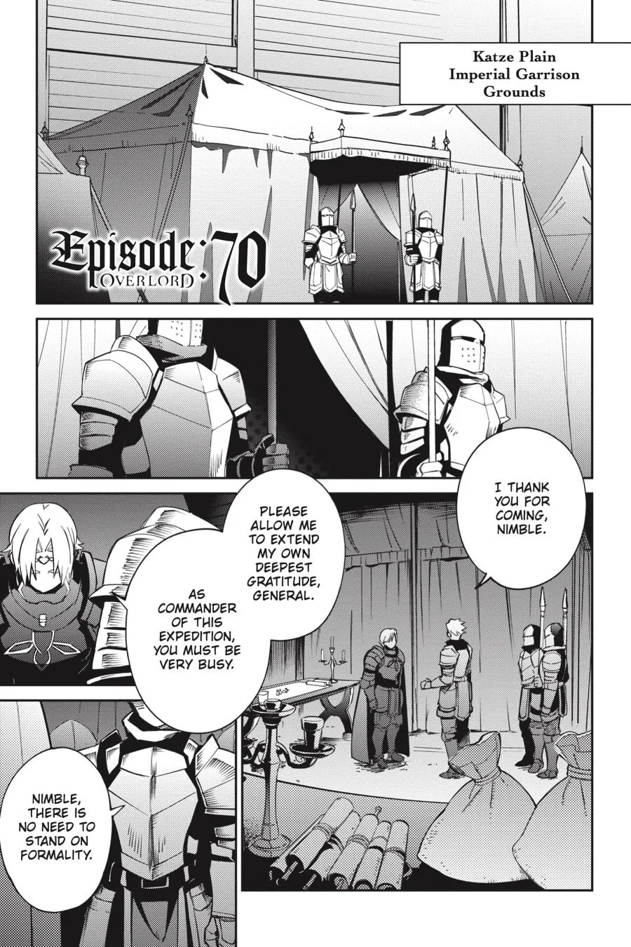 Overlord, chapter 70, page 1