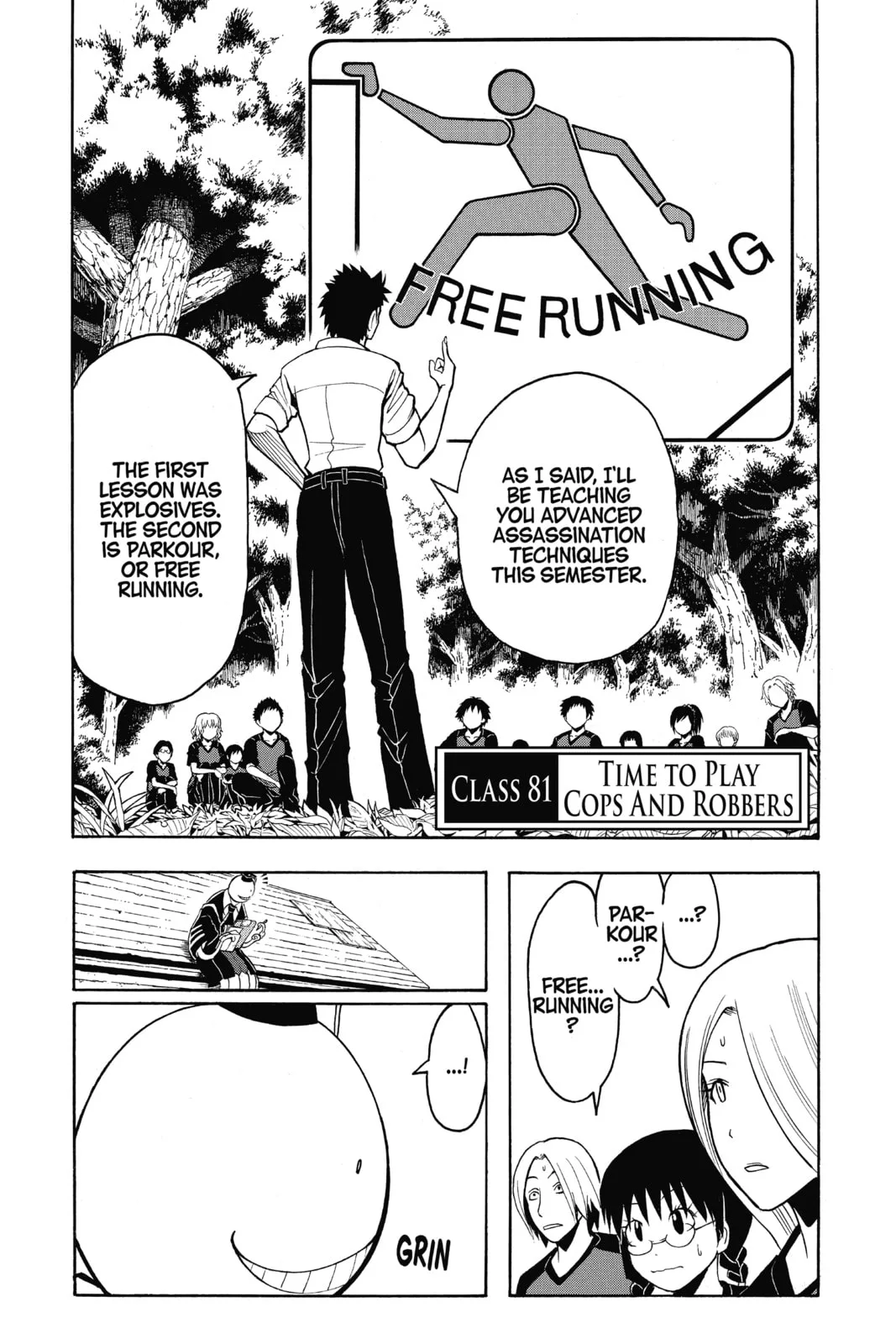 Assassination Classroom, chapter 81, page 1