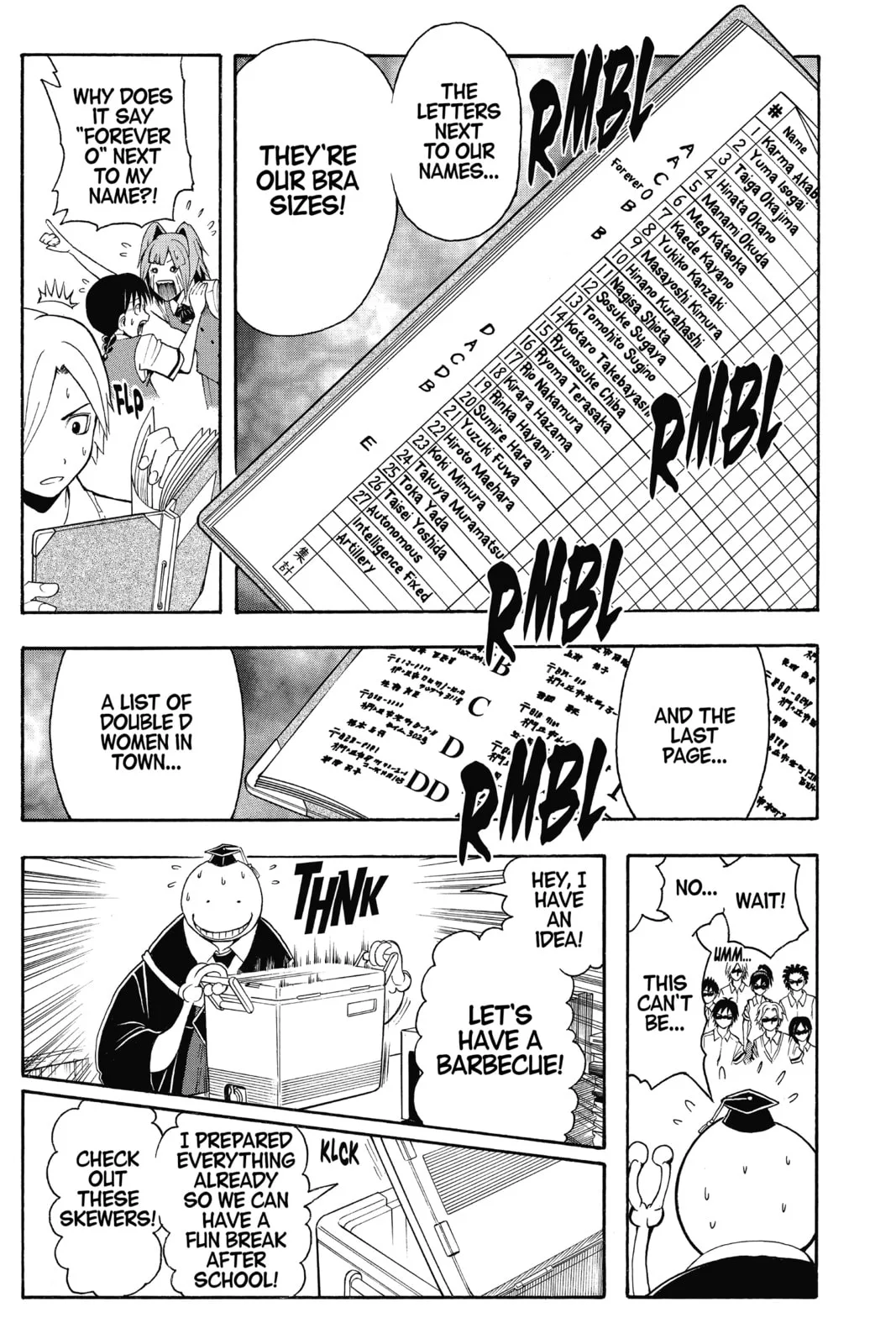 Assassination Classroom, chapter 83, page 7