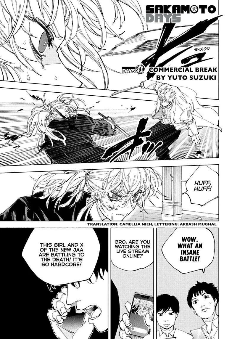 Sakamoto Days Manga Online, chapter 244, page 1