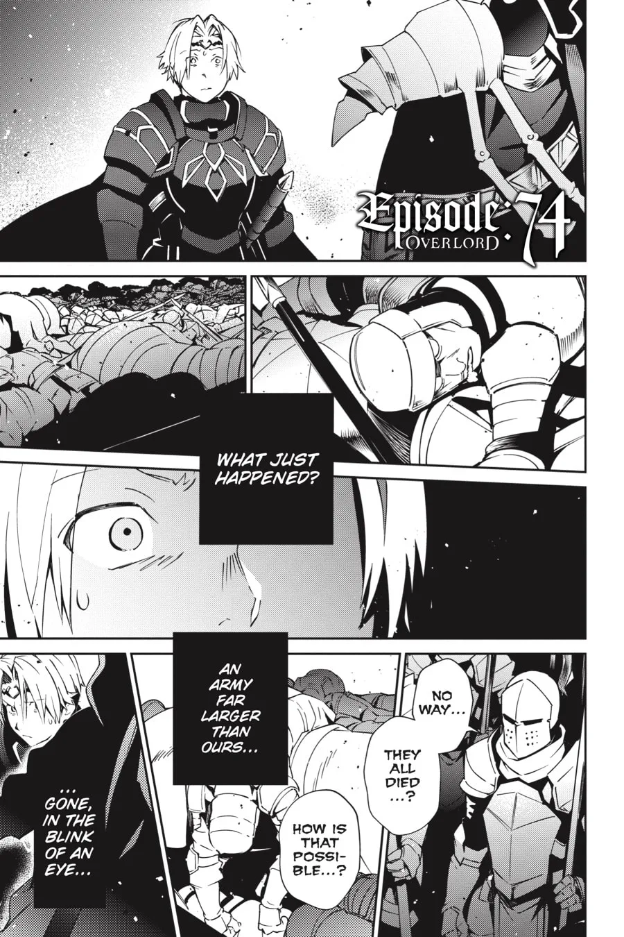 Overlord, chapter 74, page 1